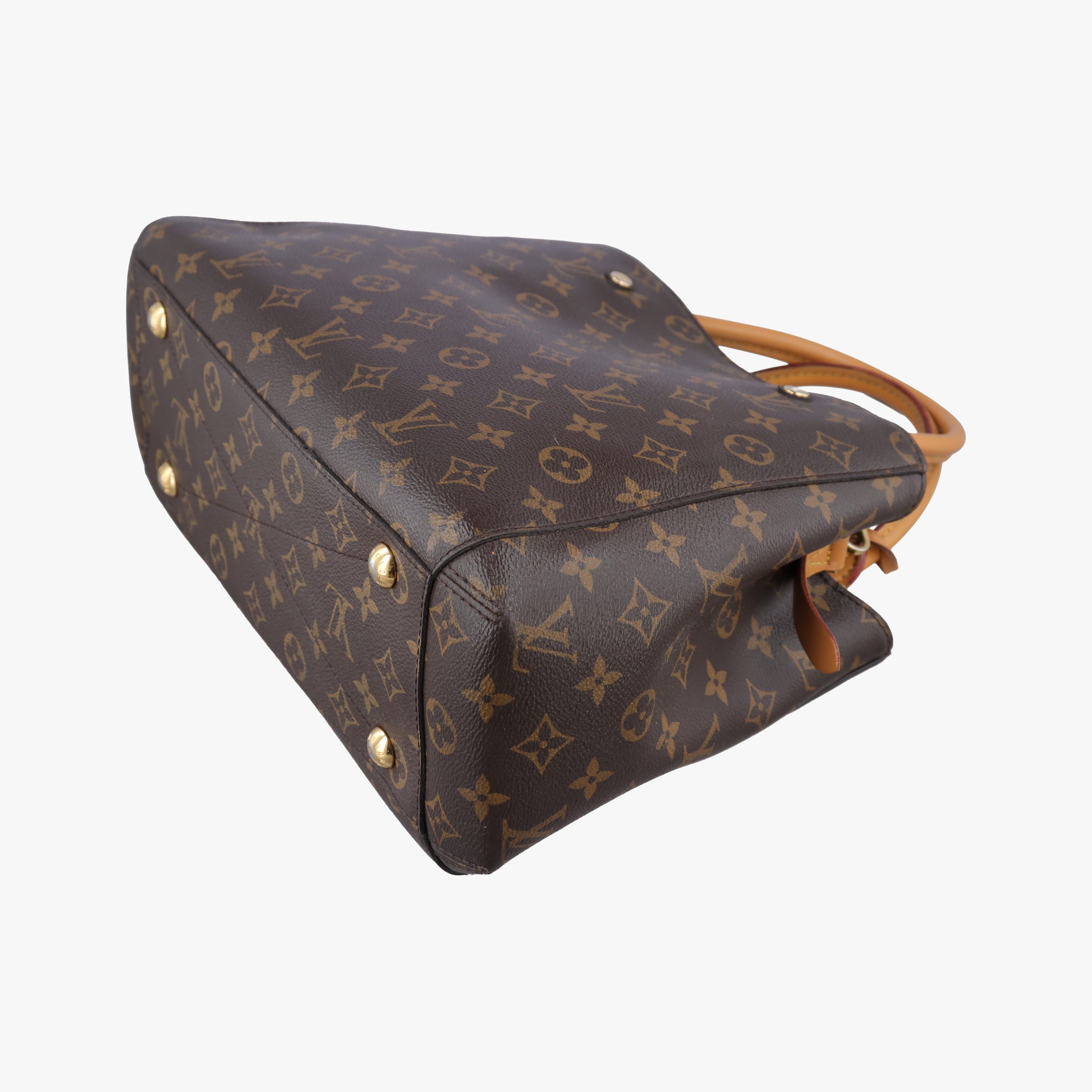 Pre-owned Louis Vuitton MONTAIGNE MM Brown Monogram Canvas M41056 shoulderbag | stylenewstar