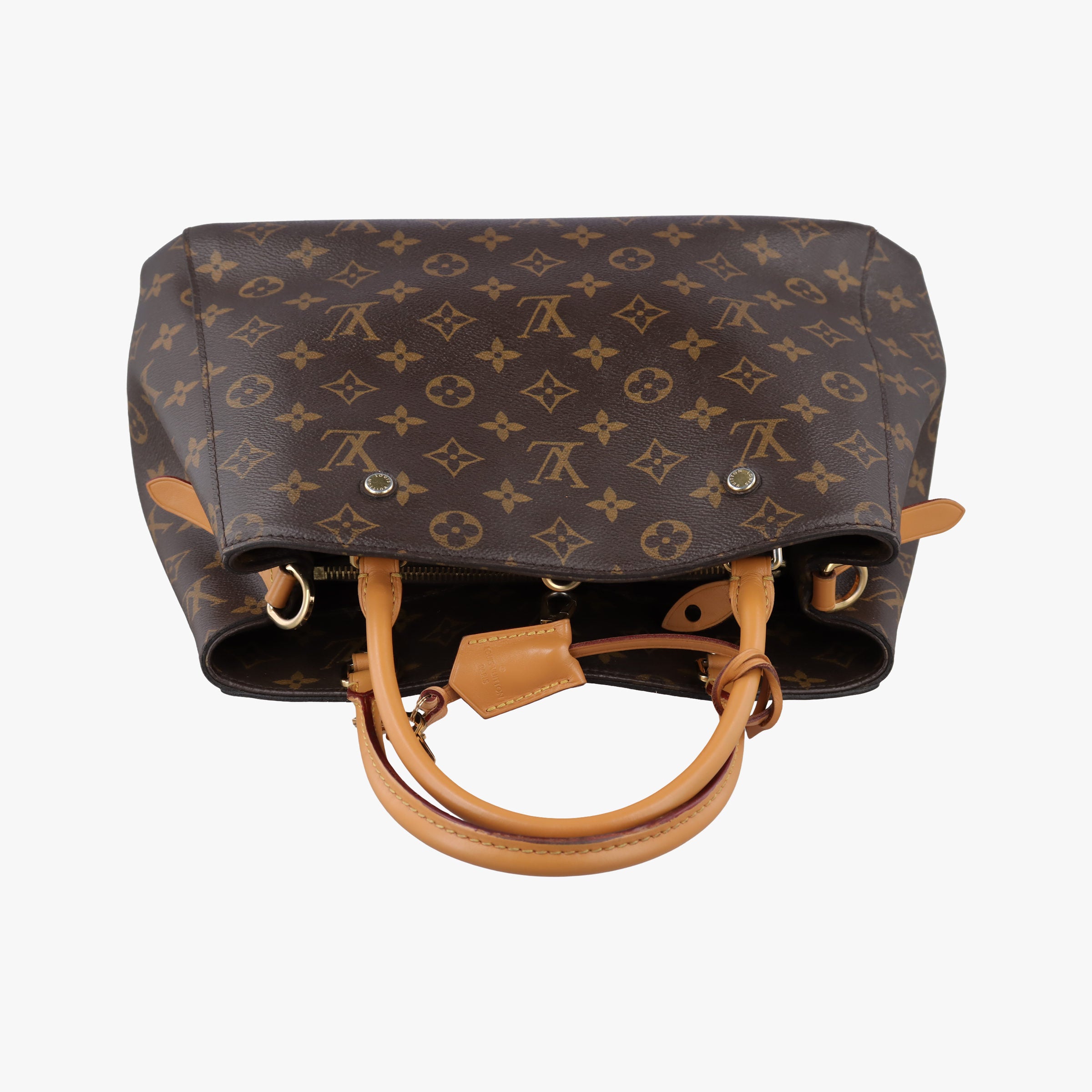 Pre-owned Louis Vuitton MONTAIGNE MM Brown Monogram Canvas M41056 shoulderbag | stylenewstar