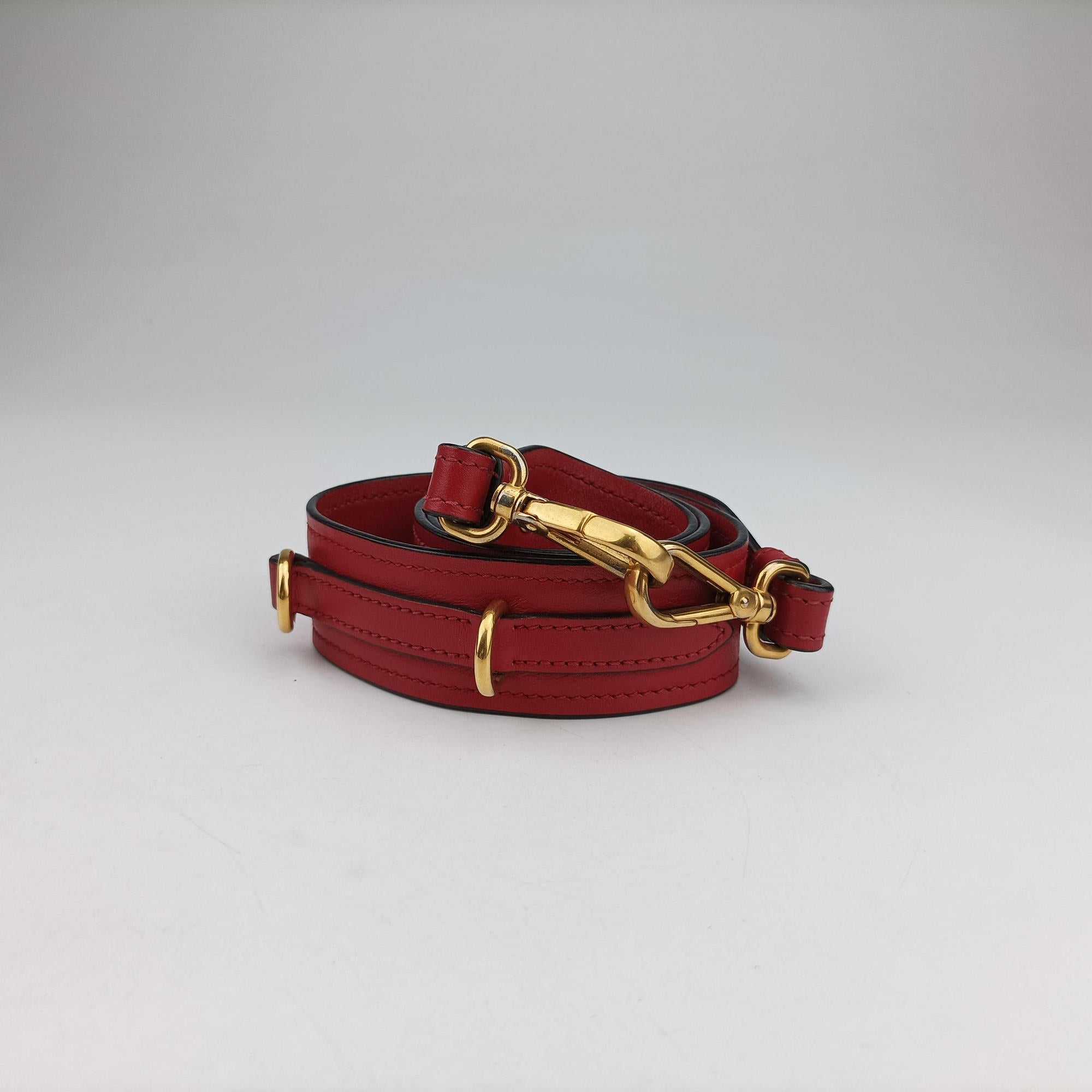 Vintage Prada Paradigm Red saffiano leather  shoulderbag | stylenewstar