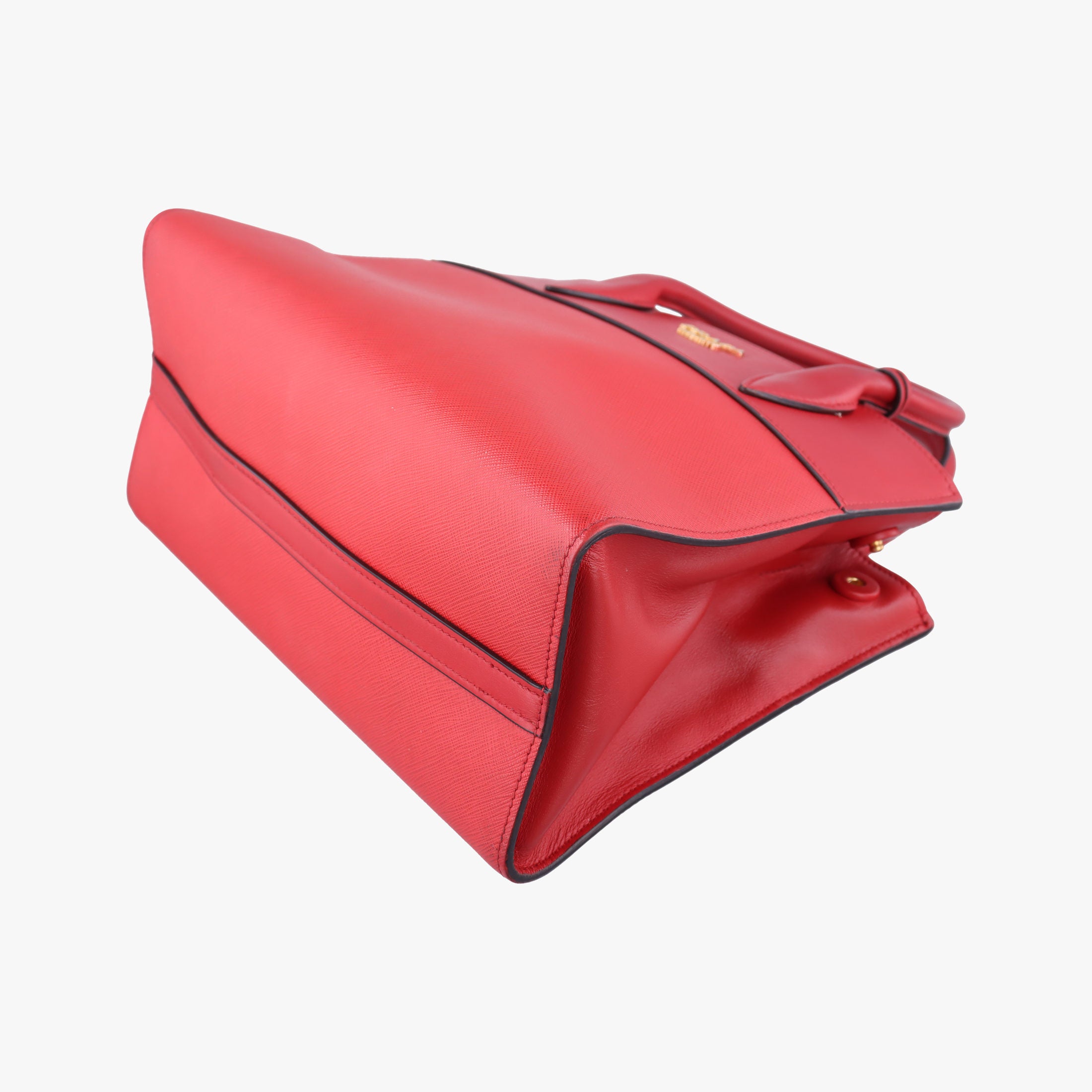 Vintage Prada Paradigm Red saffiano leather  shoulderbag | stylenewstar