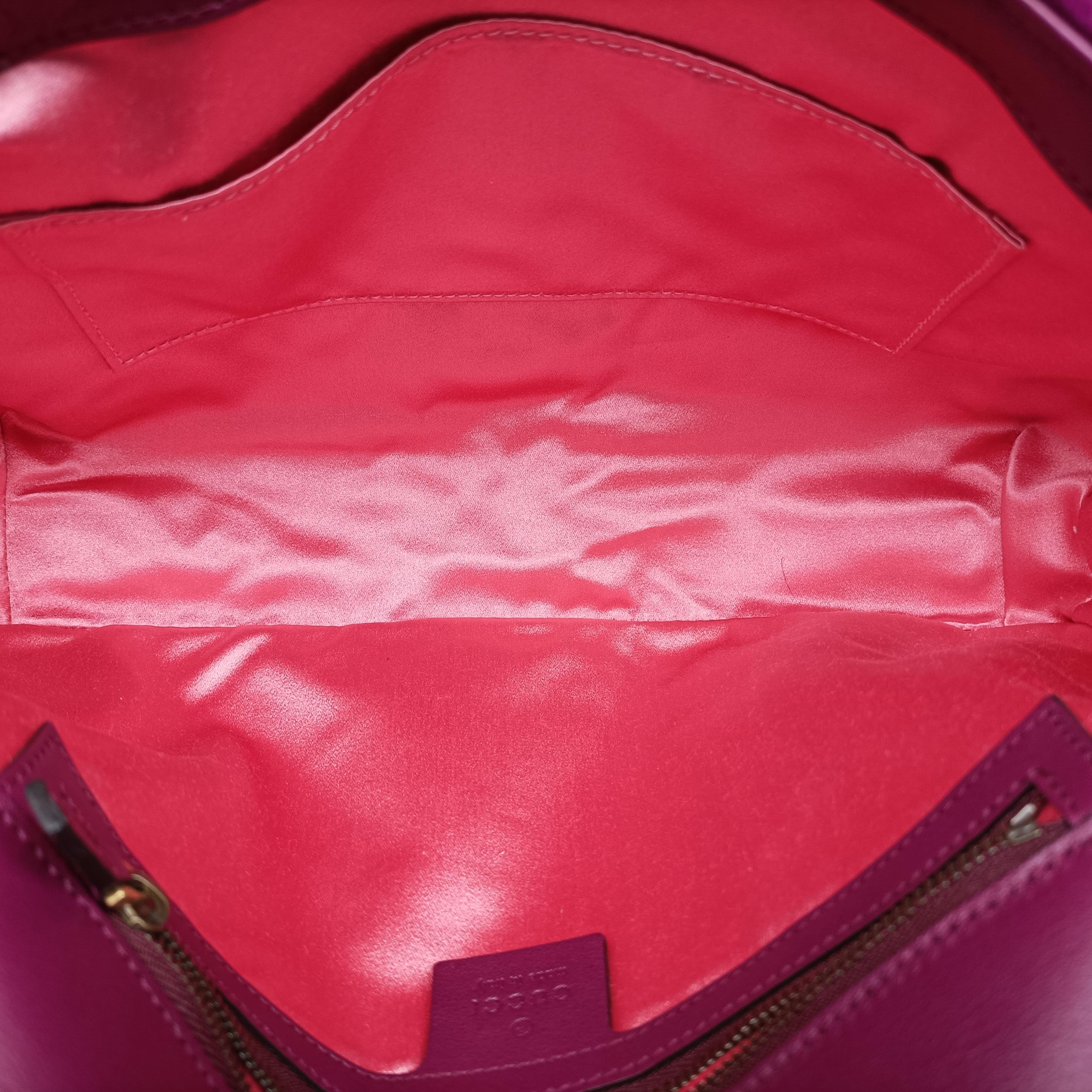 Pre-owned Gucci GG Marmont Purple×Multicolour velour 443496 shoulderbag | stylenewstar