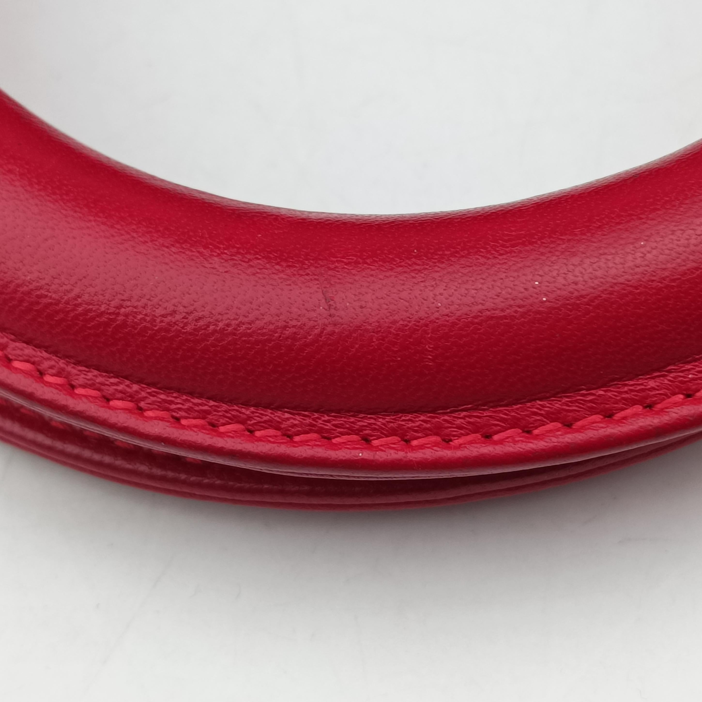 Pre-owned Christian Dior granville Red lambskin  shoulderbag | stylenewstar