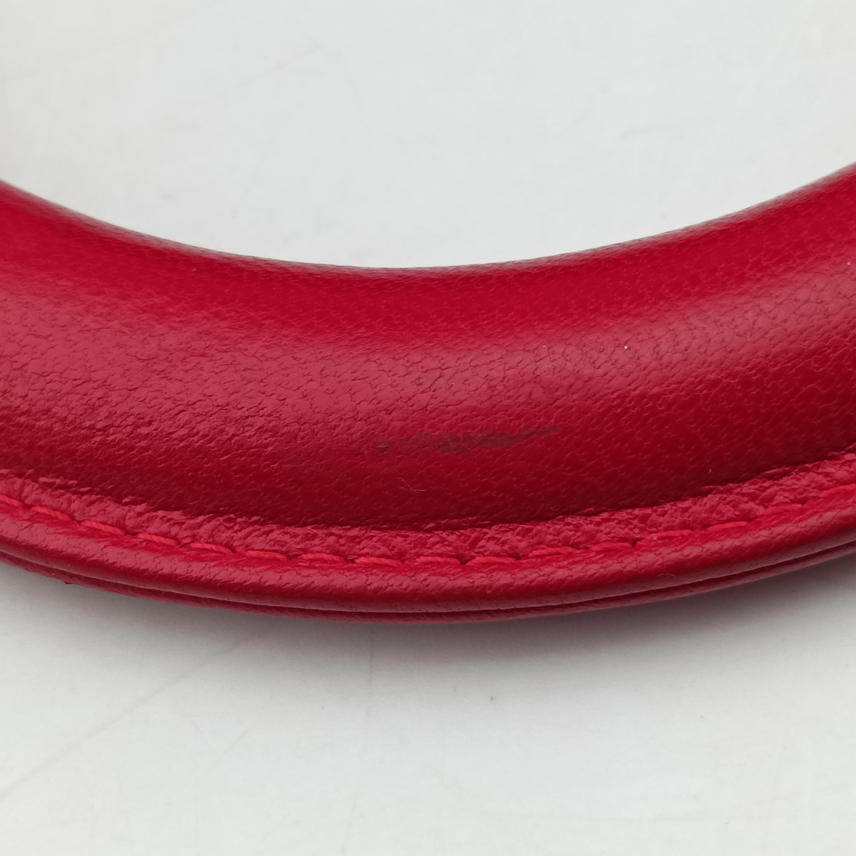 Pre-owned Christian Dior granville Red lambskin  shoulderbag | stylenewstar