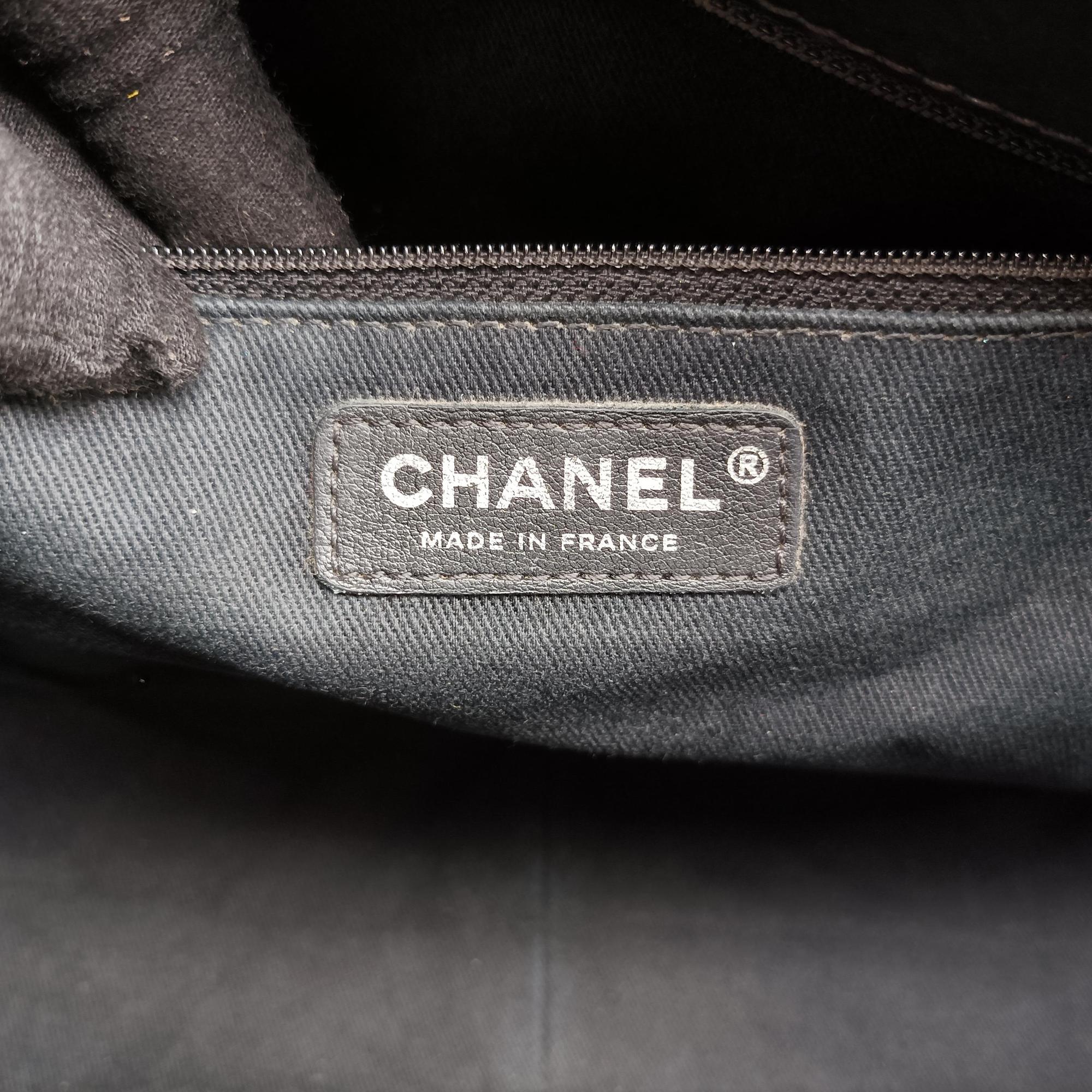 Pre-owned Chanel Matelasse 2.55 Shopper tote Brown Patent A50976 shoulderbag | stylenewstar