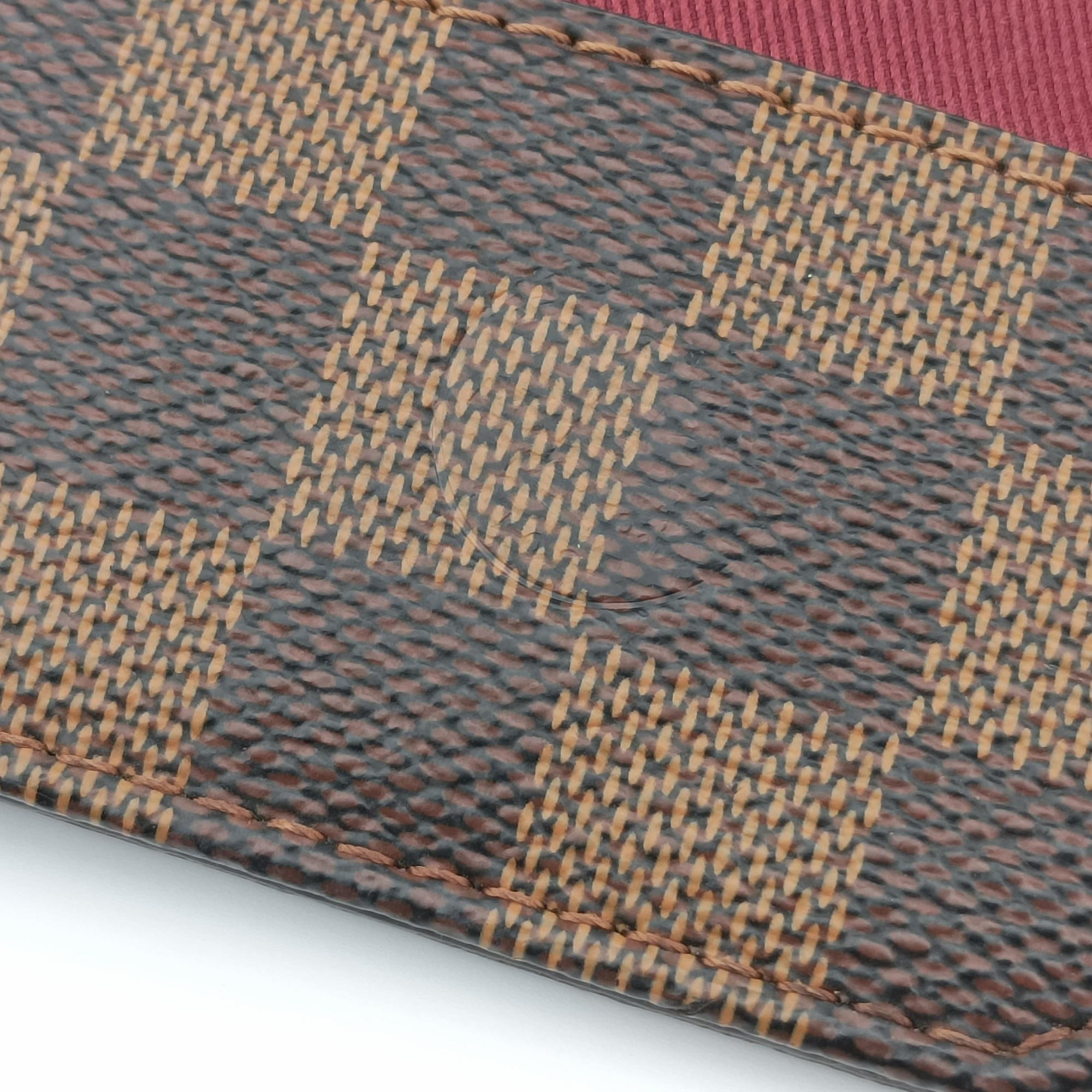 Vintage Louis Vuitton BOND STREET EBENE×bordeaux Damier Canvas aTaurillon leather N64416 shoulderbag | stylenewstar