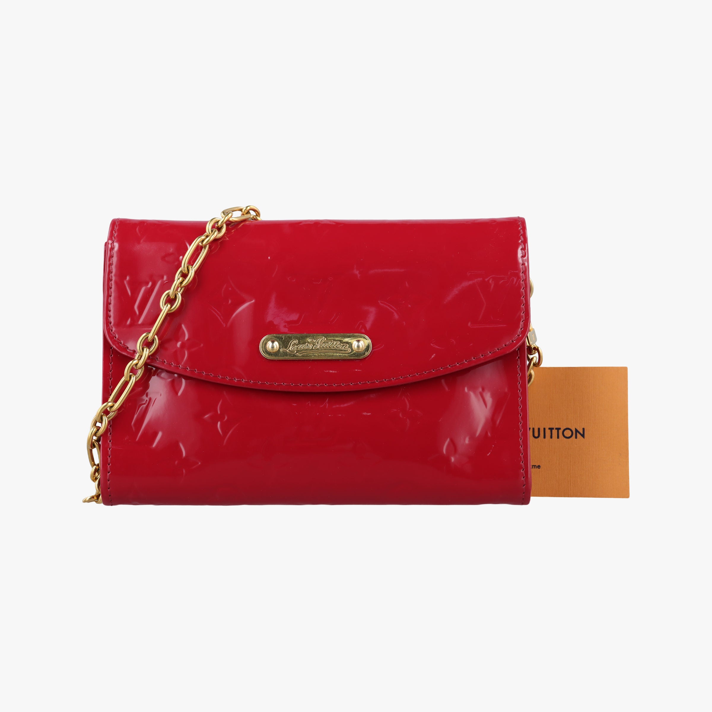 Pre-owned Louis Vuitton Belle Air Pomme d'Amour Vernis M93614 shoulderbag | stylenewstar