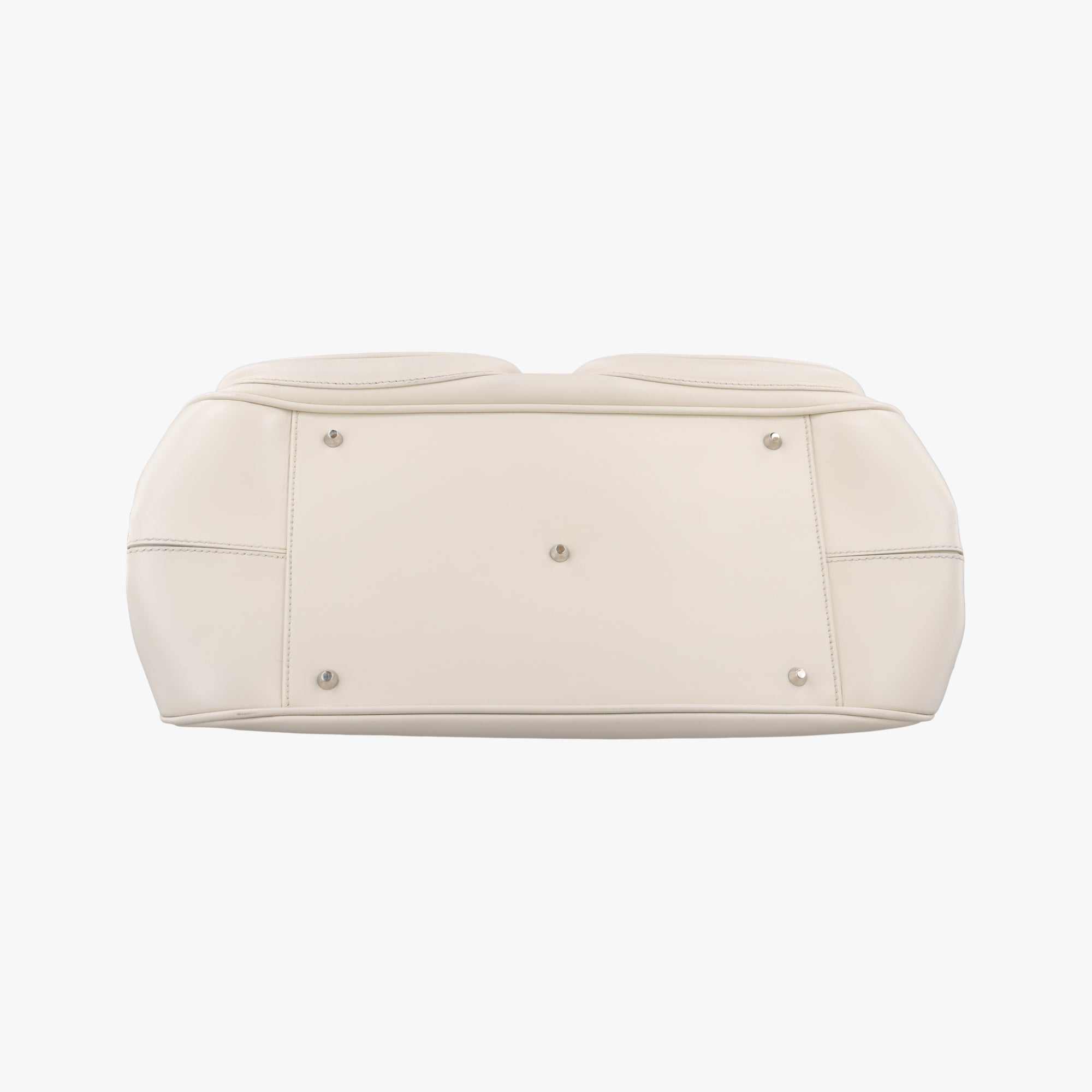 Pre-owned Christian Dior Detective White leather  handbag | stylenewstar
