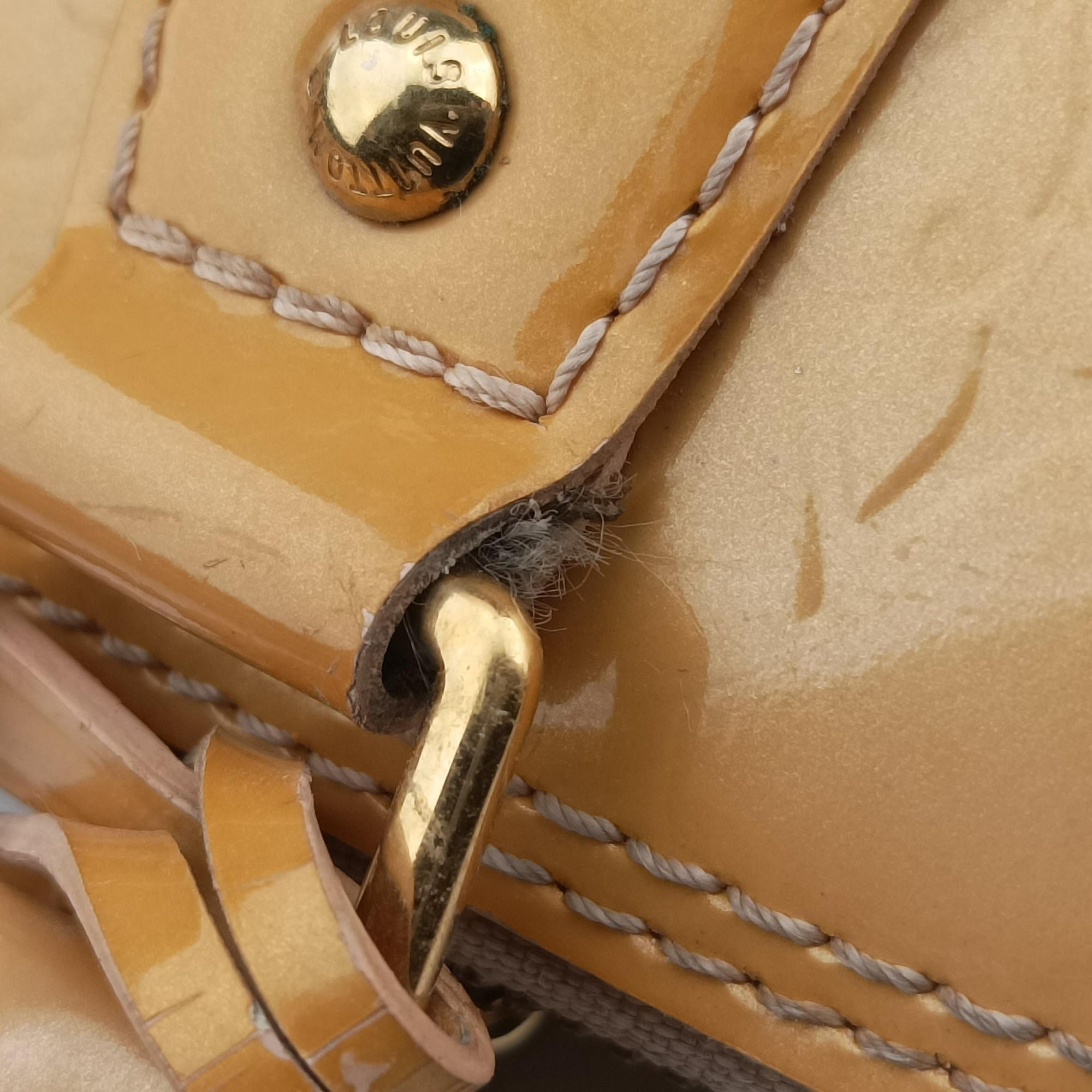 Secondhand Louis Vuitton Alma PM jone passion Vernis M91695 handbag | stylenewstar