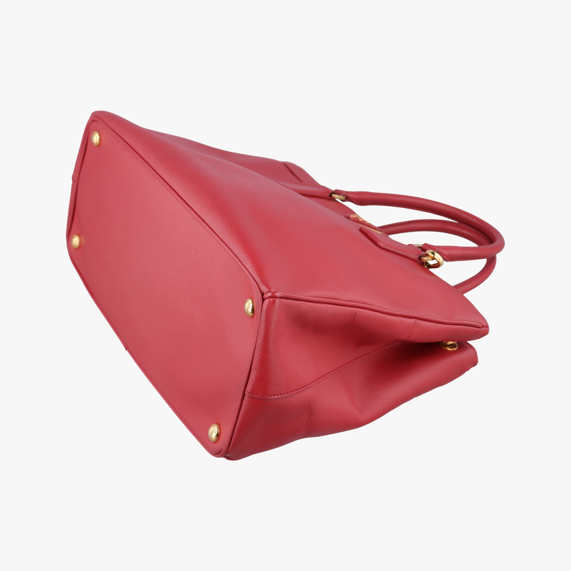 Vintage Prada Galleria Red SAFFIANO Leather BN1874 shoulderbag | stylenewstar
