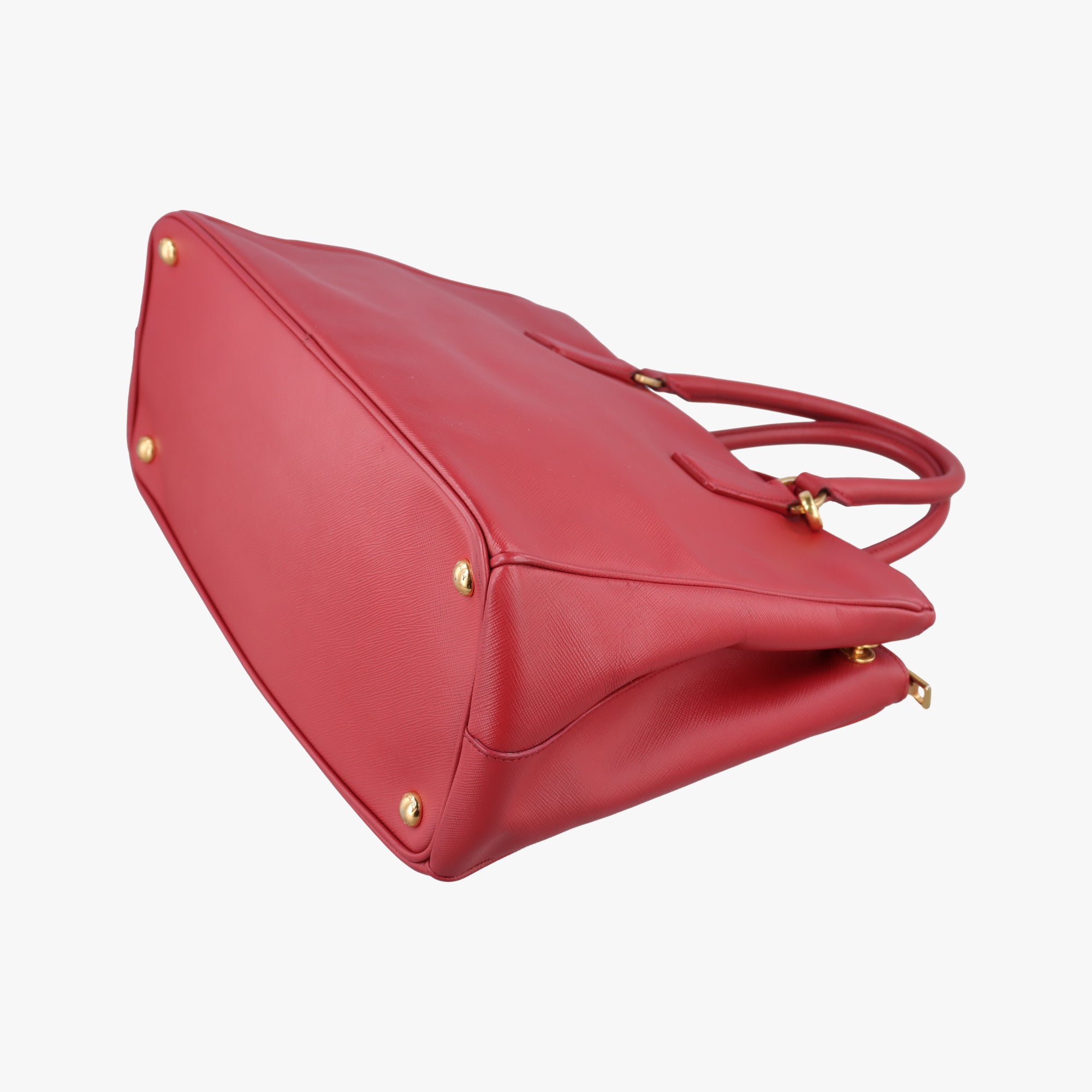Vintage Prada Galleria Red SAFFIANO Leather BN1874 shoulderbag | stylenewstar