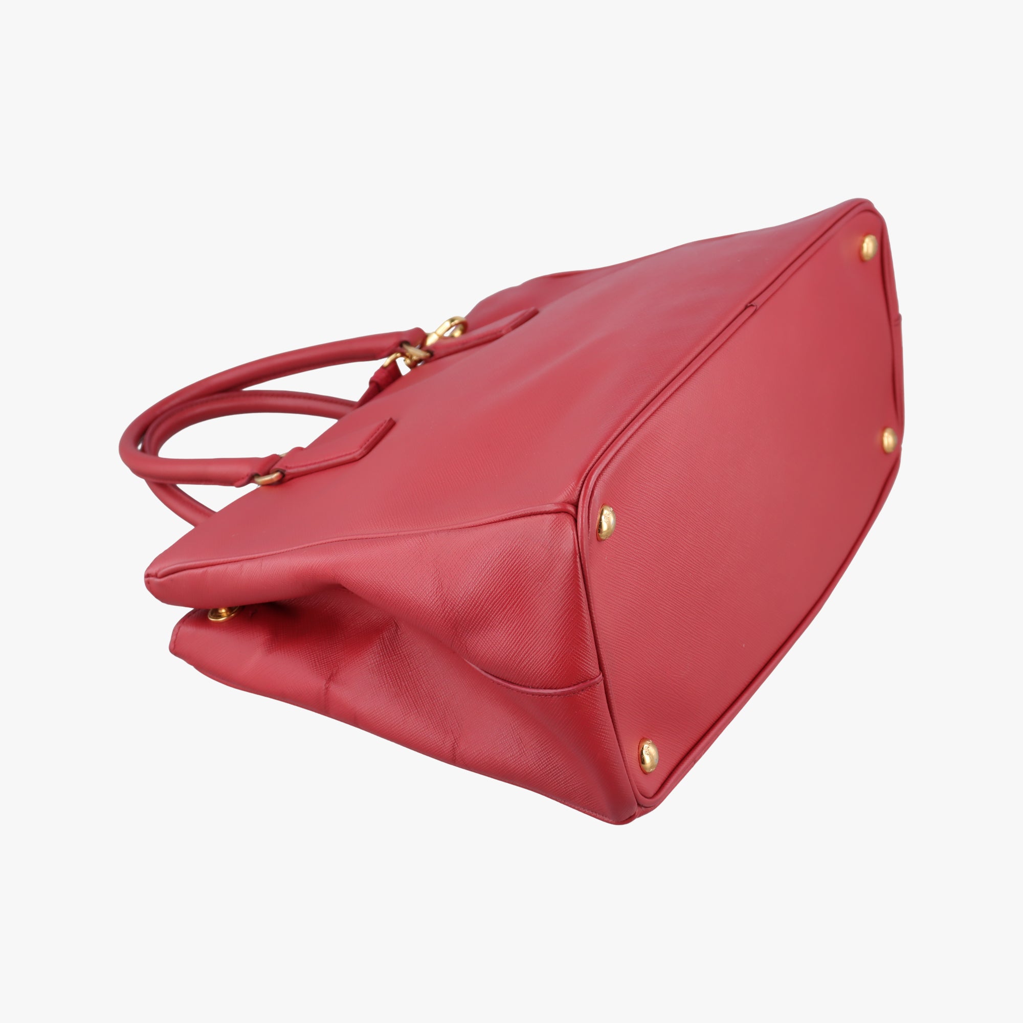 Vintage Prada Galleria Red SAFFIANO Leather BN1874 shoulderbag | stylenewstar