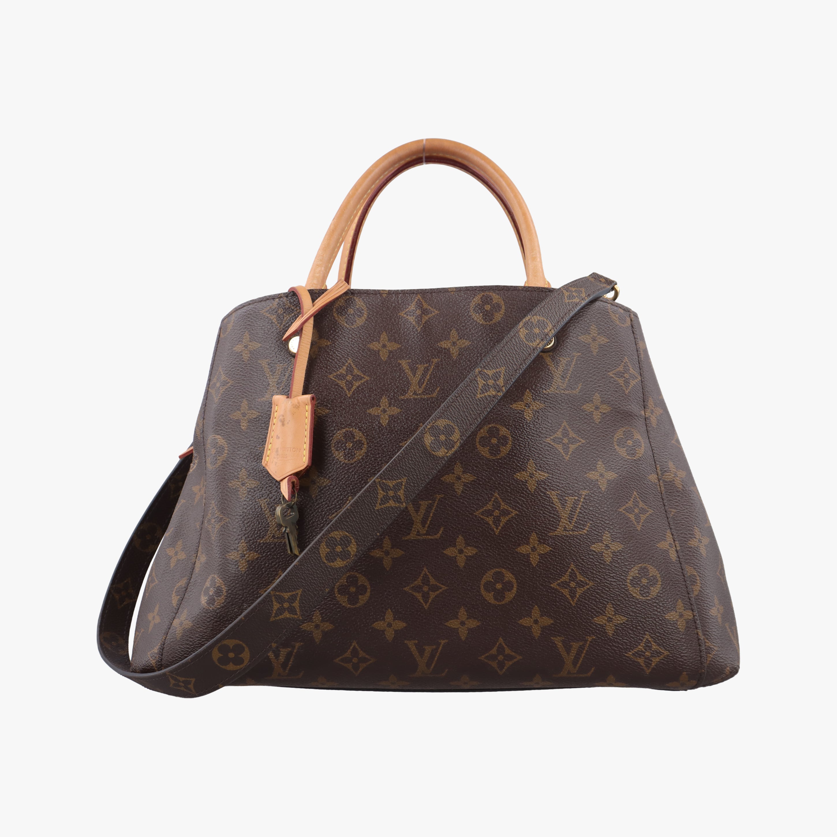 Pre-owned Louis Vuitton MONTAIGNE MM Brown Monogram Canvas M41056 shoulderbag | stylenewstar