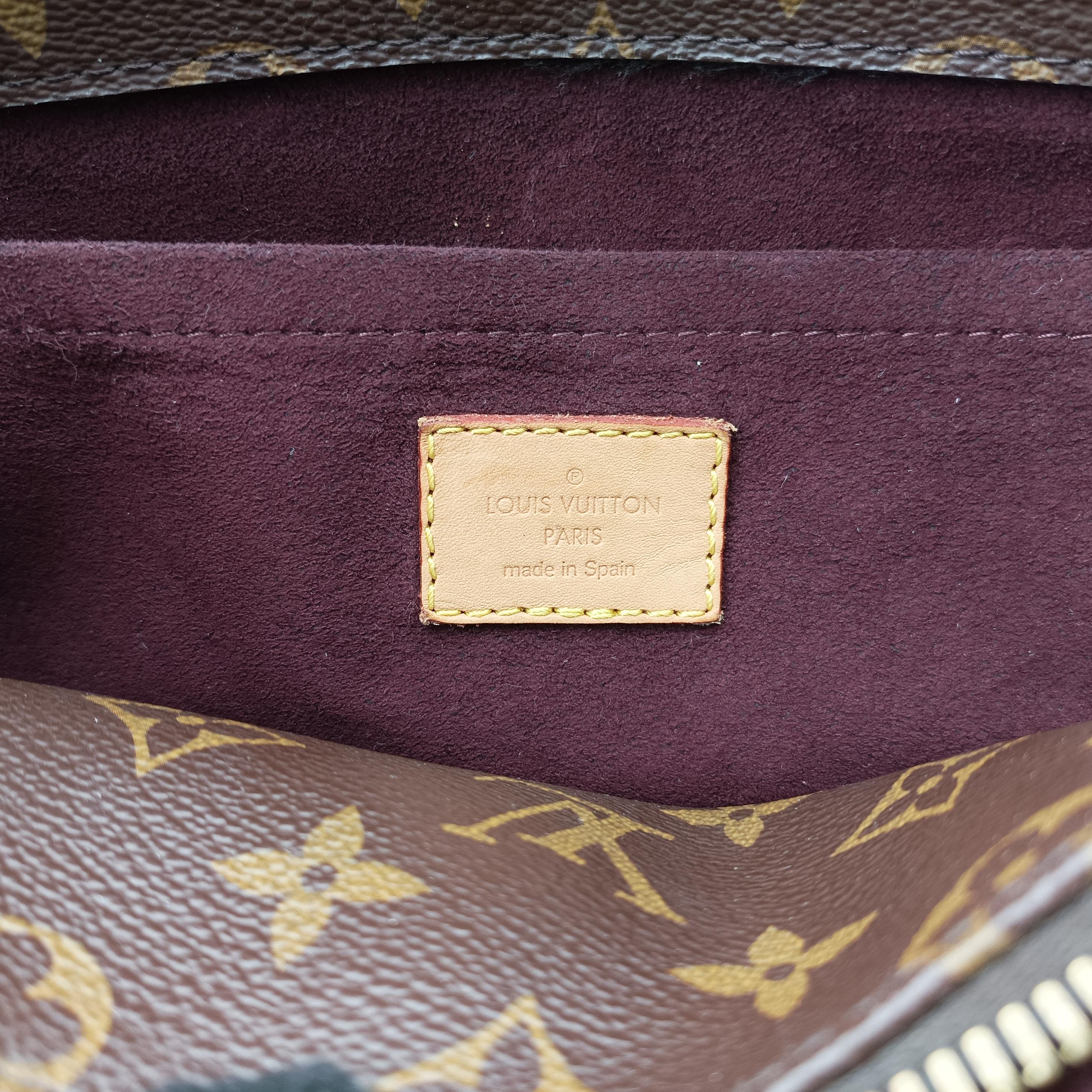 Pre-owned Louis Vuitton MONTAIGNE MM Brown Monogram Canvas M41056 shoulderbag | stylenewstar