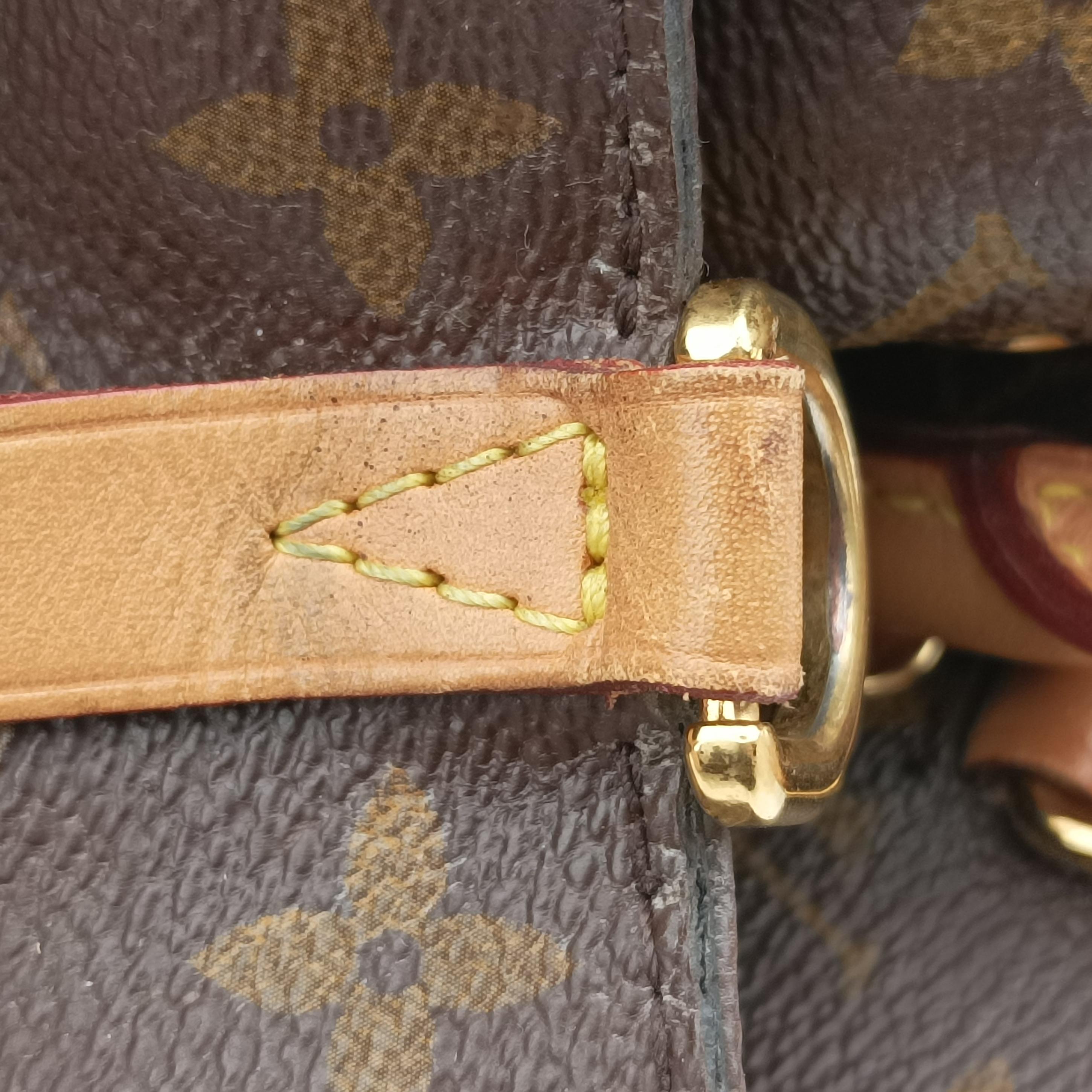 Pre-owned Louis Vuitton MONTAIGNE MM Brown Monogram Canvas M41056 shoulderbag | stylenewstar