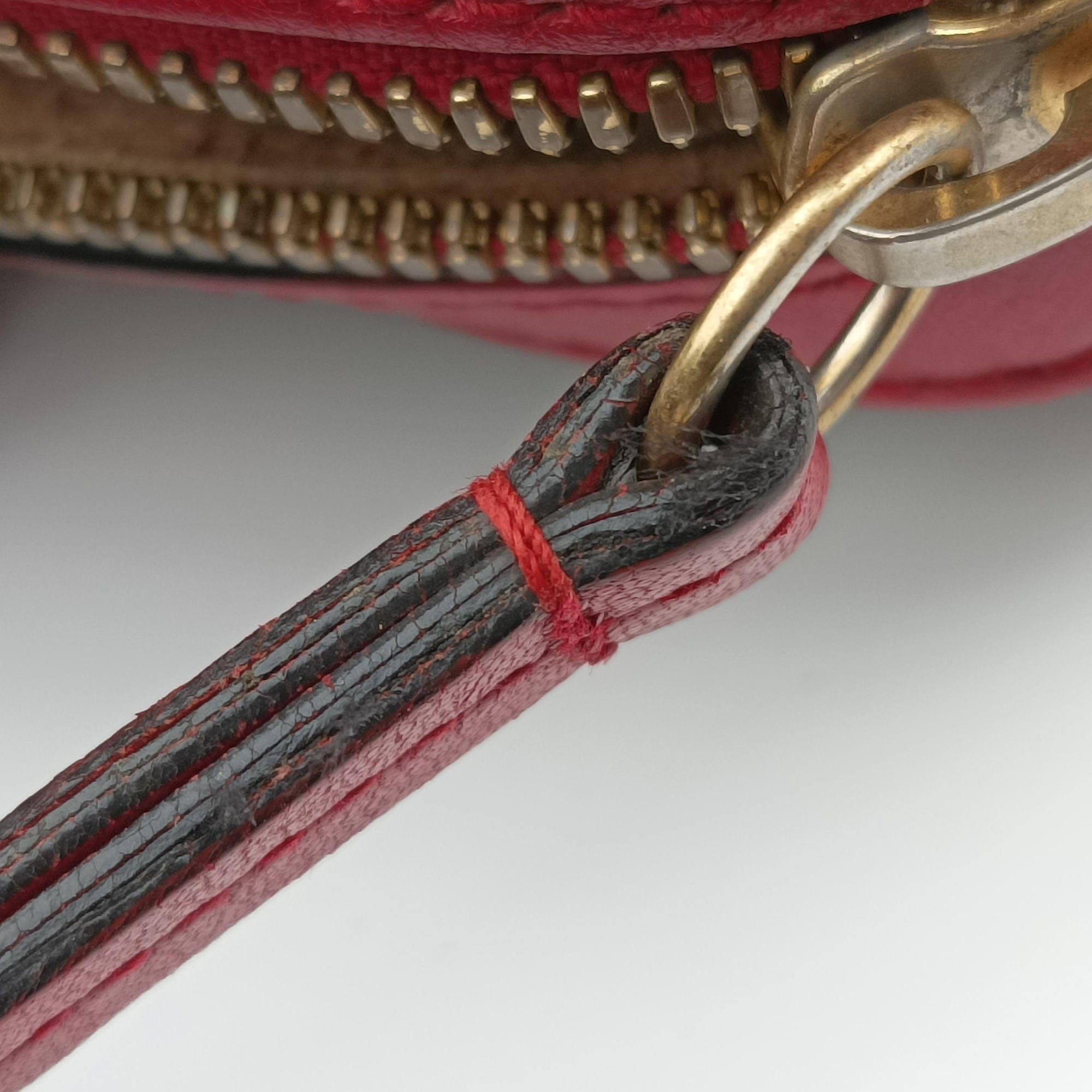 Pre-owned Gucci GG SUPREME Beige x Red x Navy PVC coated canvasxLeather 409529 shoulderbag | stylenewstar