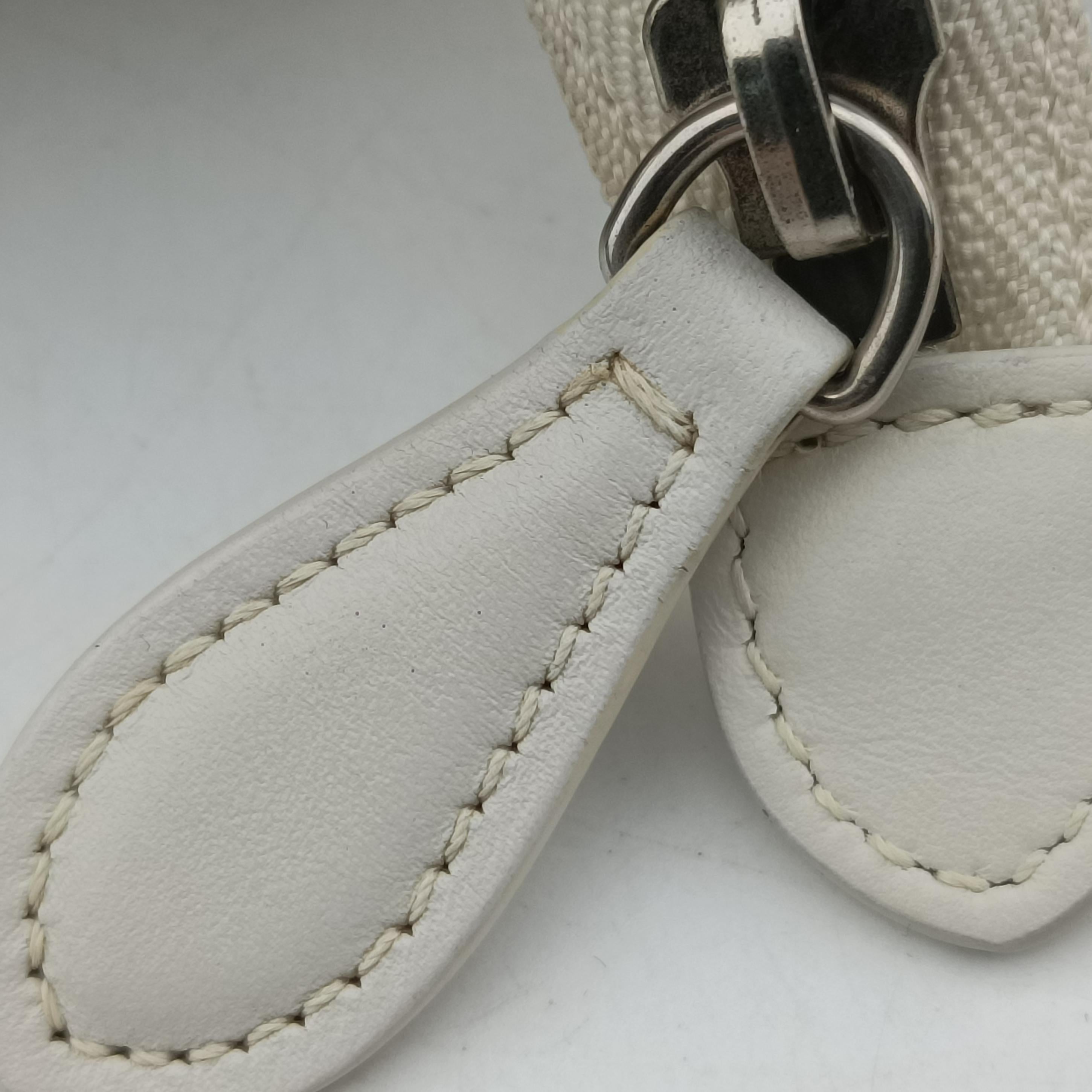 Pre-owned Celine luggage nano shopper White×pink Leather  shoulderbag | stylenewstar