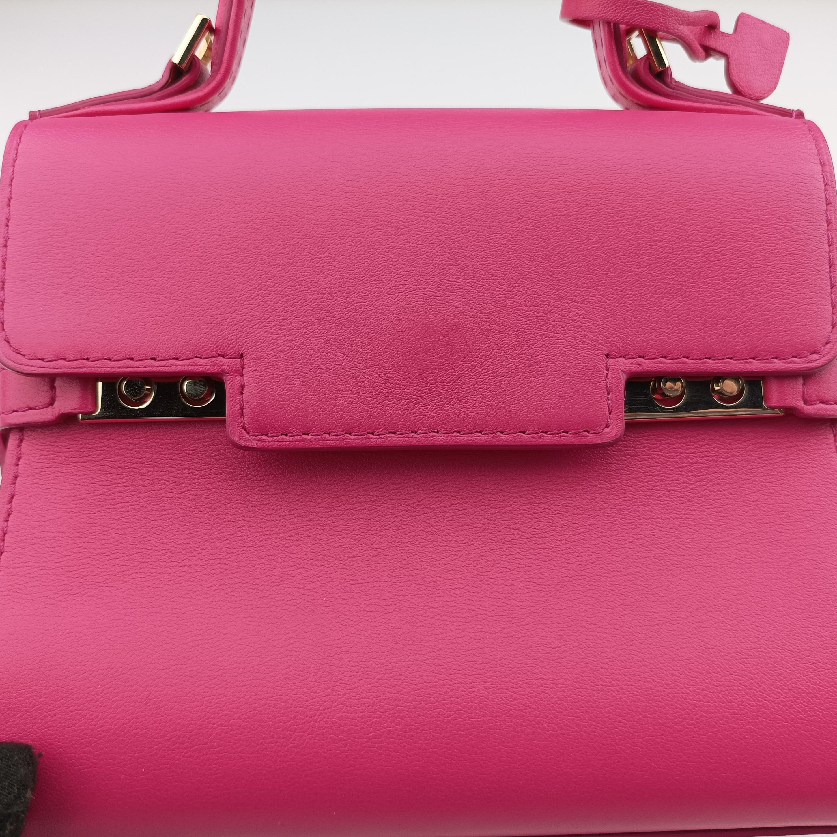 Secondhand Delvaux Tempete Micro Pink leather  shoulderbag | stylenewstar