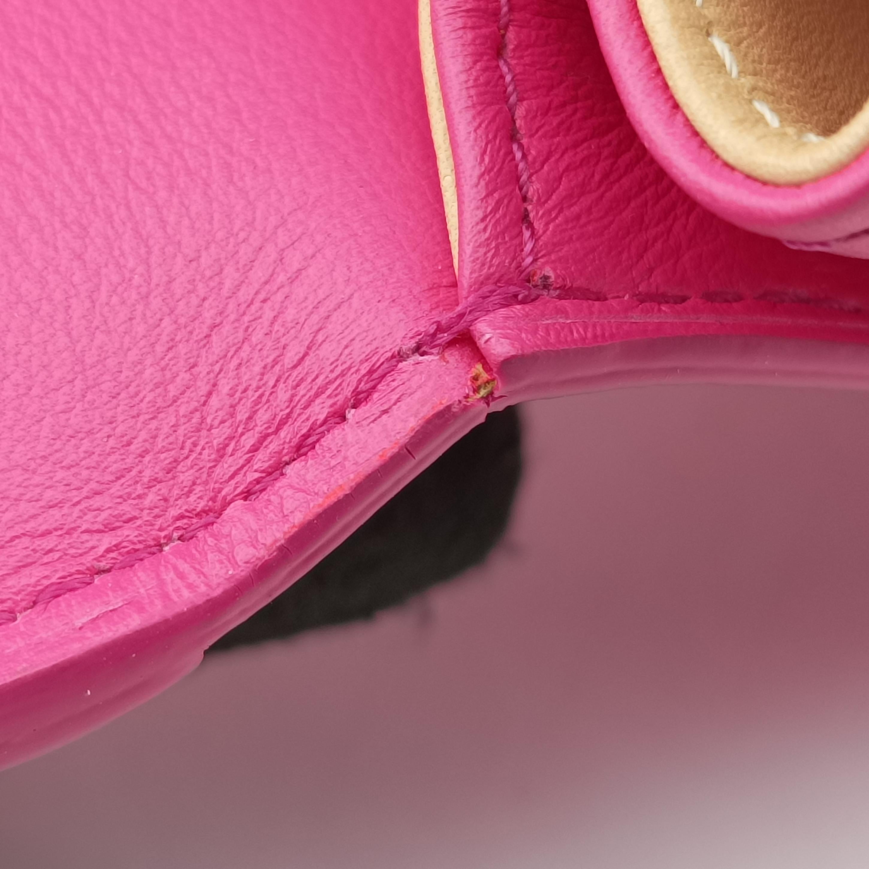 Secondhand Delvaux Tempete Micro Pink leather  shoulderbag | stylenewstar