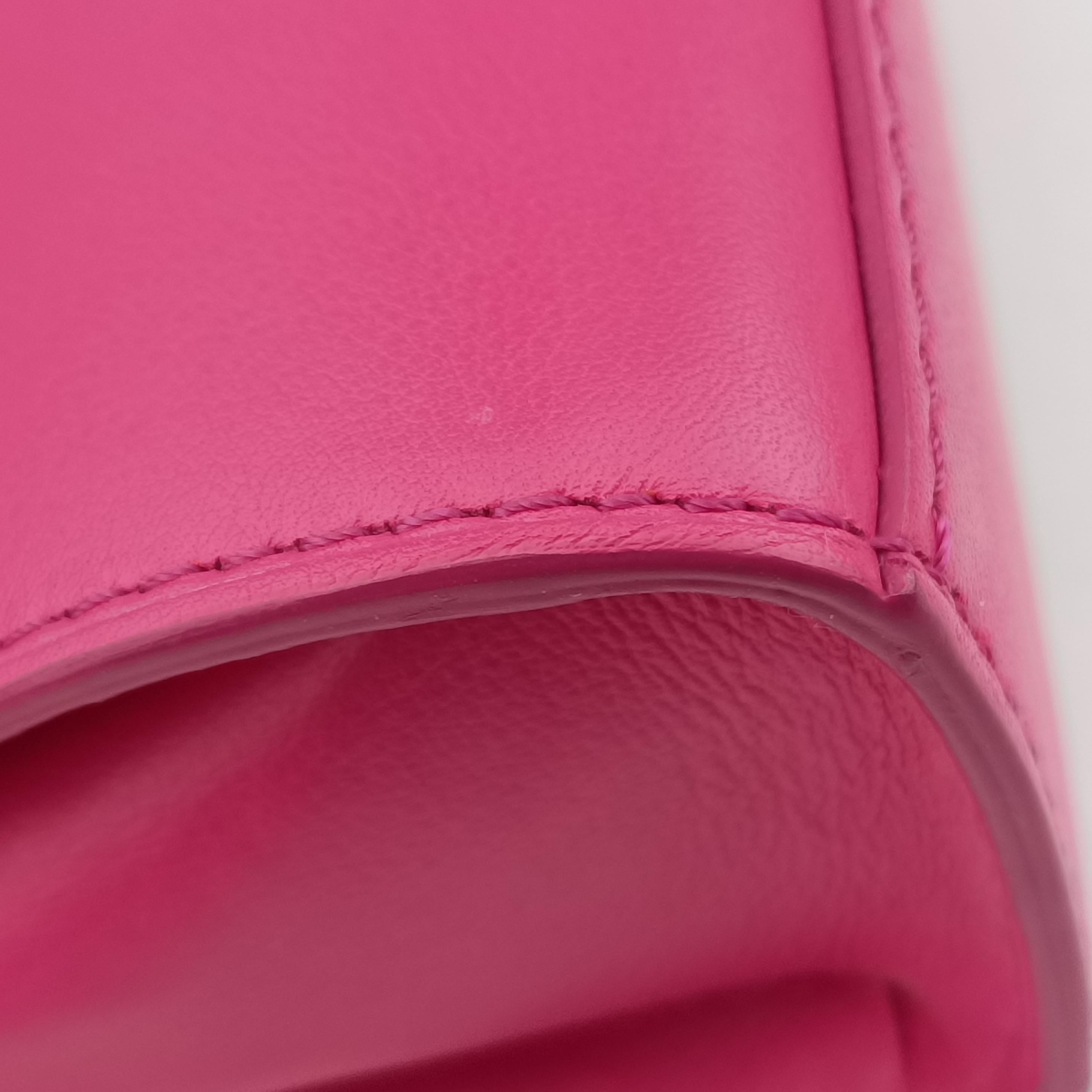 Secondhand Delvaux Tempete Micro Pink leather  shoulderbag | stylenewstar