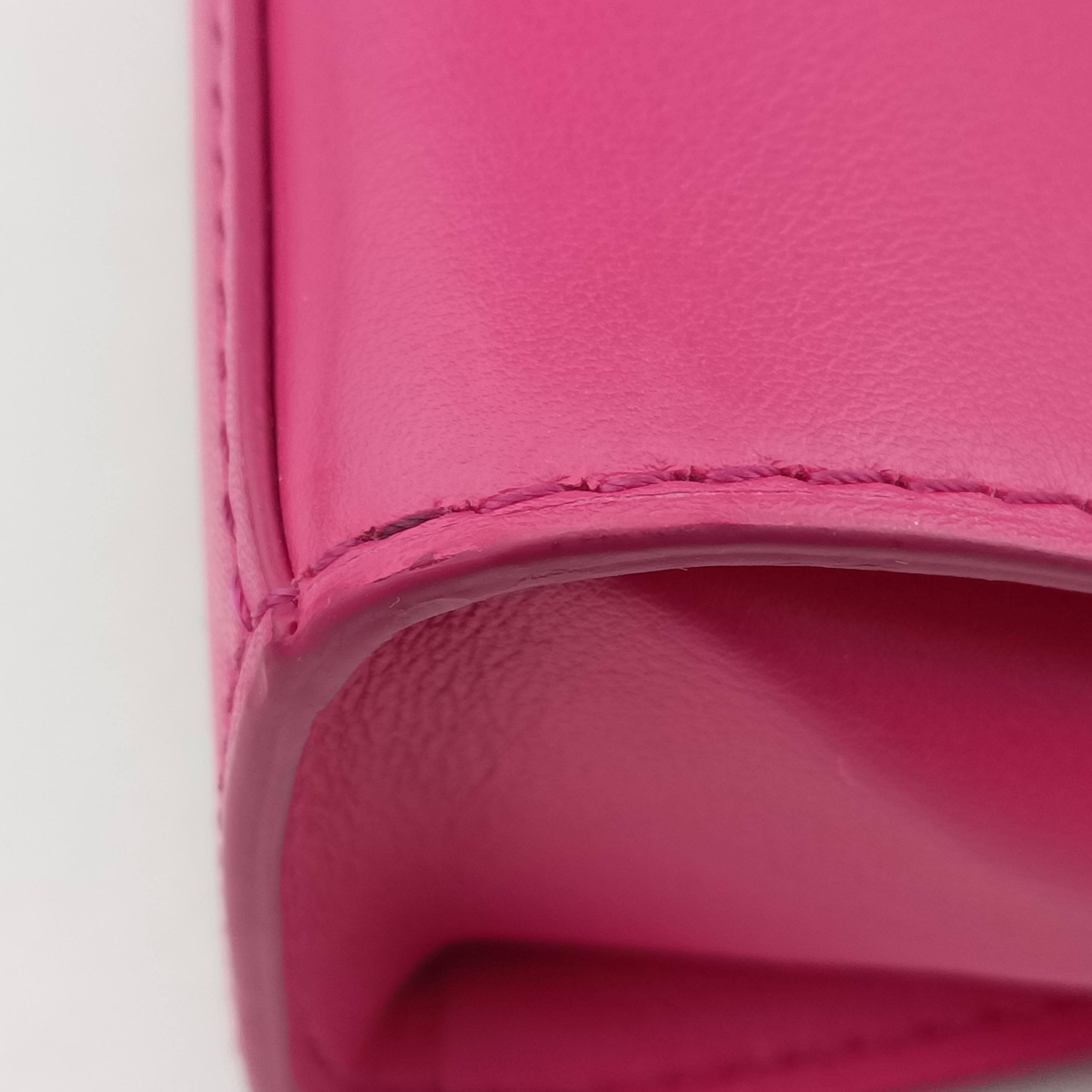 Secondhand Delvaux Tempete Micro Pink leather  shoulderbag | stylenewstar