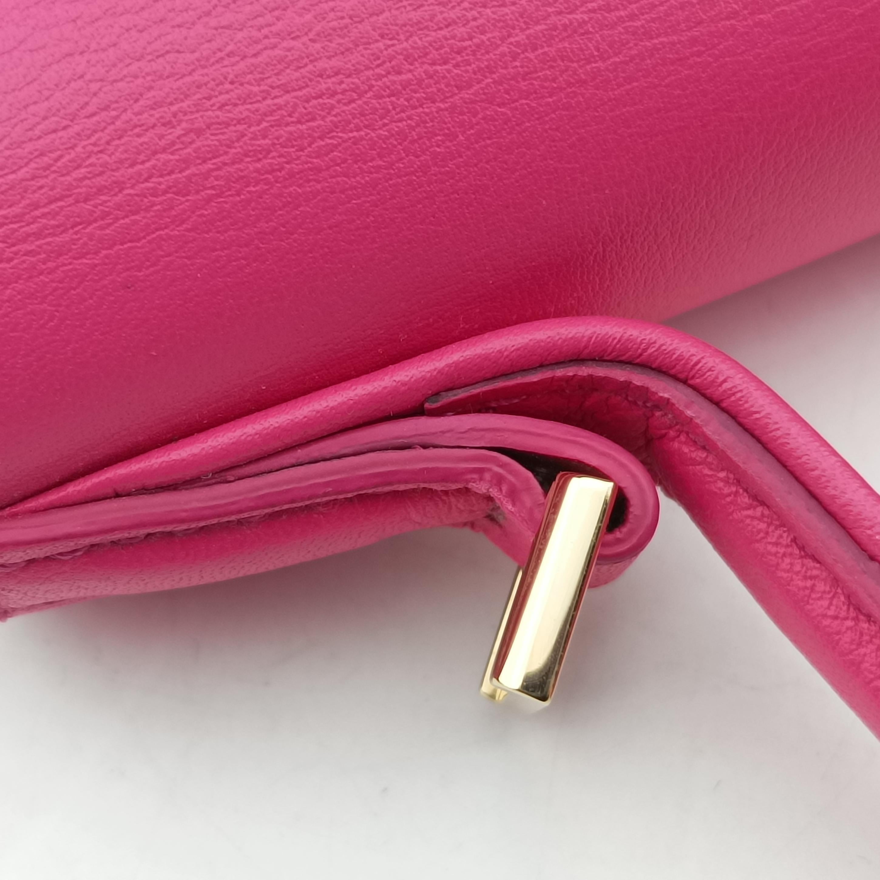Secondhand Delvaux Tempete Micro Pink leather  shoulderbag | stylenewstar