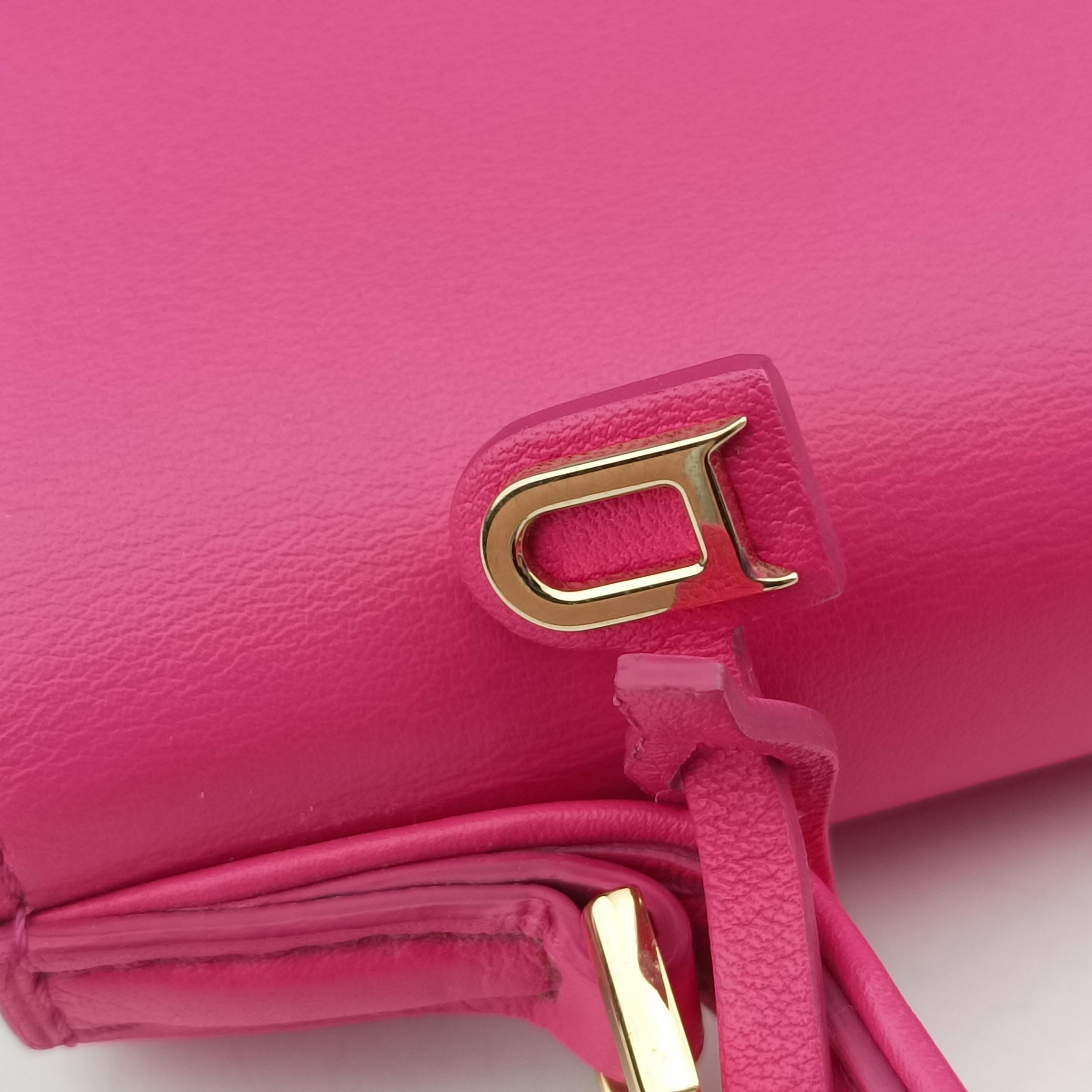 Secondhand Delvaux Tempete Micro Pink leather  shoulderbag | stylenewstar