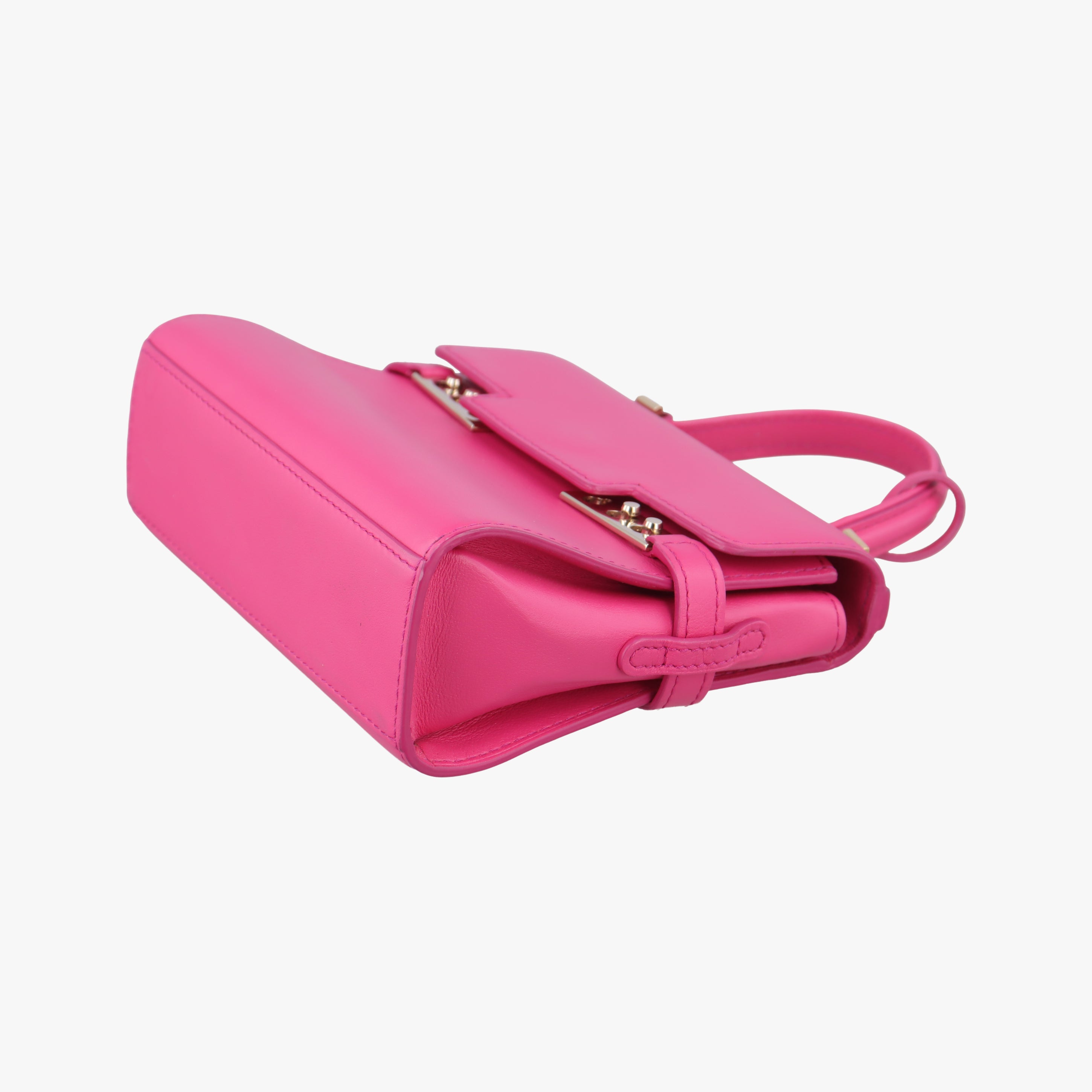 Secondhand Delvaux Tempete Micro Pink leather  shoulderbag | stylenewstar