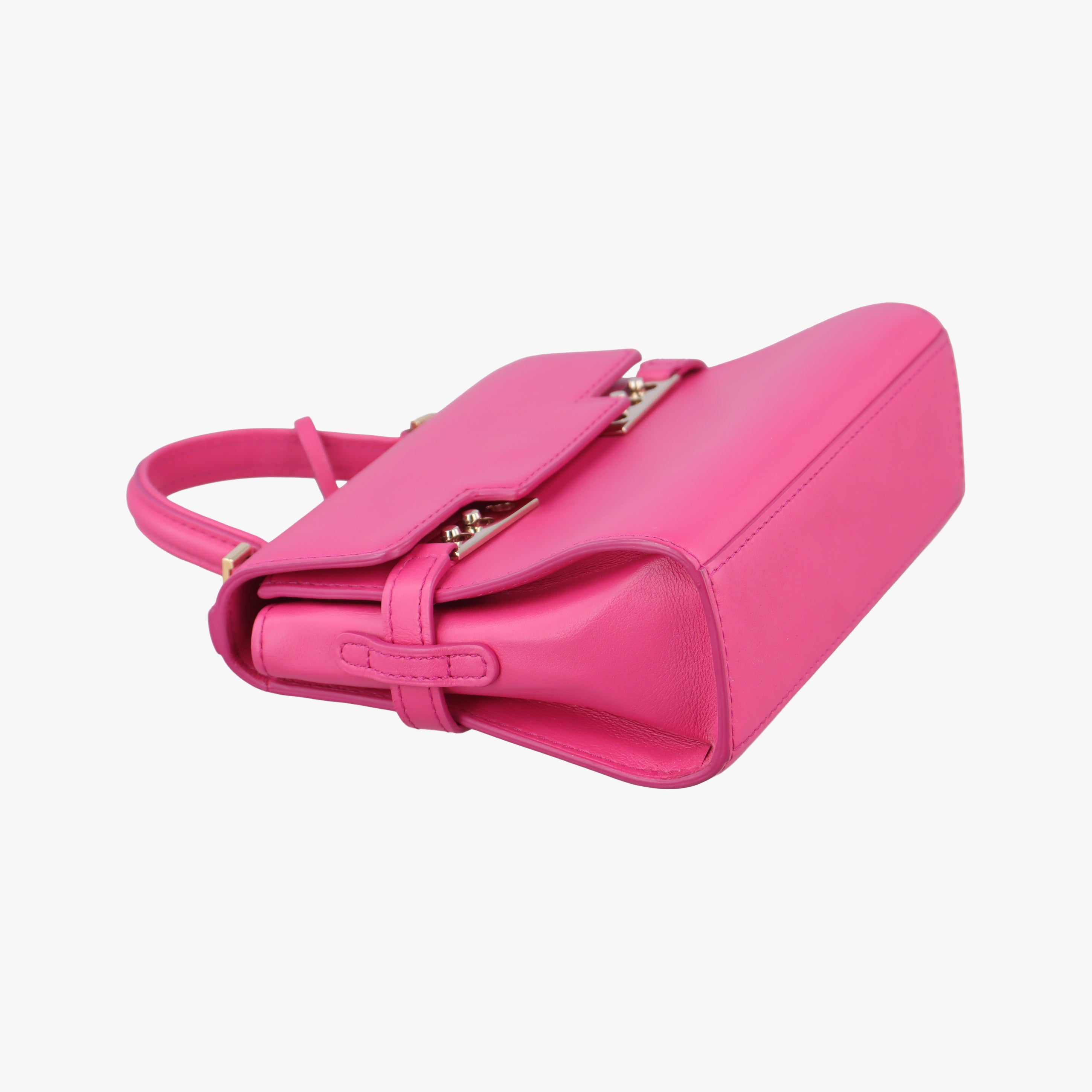 Secondhand Delvaux Tempete Micro Pink leather  shoulderbag | stylenewstar