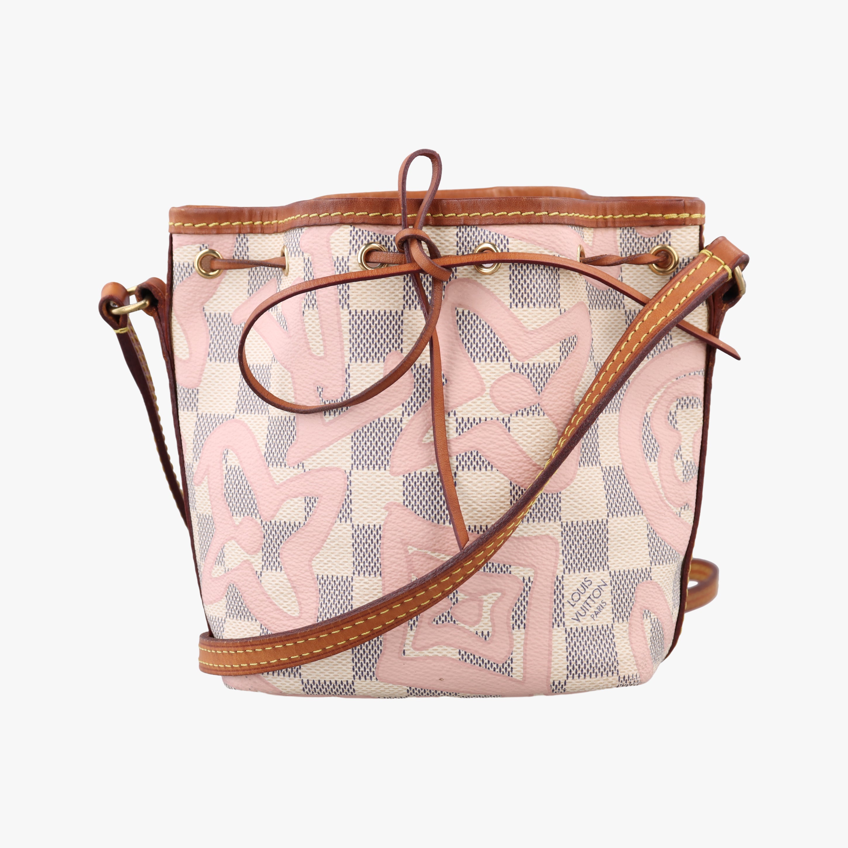 Pre-owned Louis Vuitton Tahitienne Nano Noe AZUR Damier Canvas N60052 shoulderbag | stylenewstar