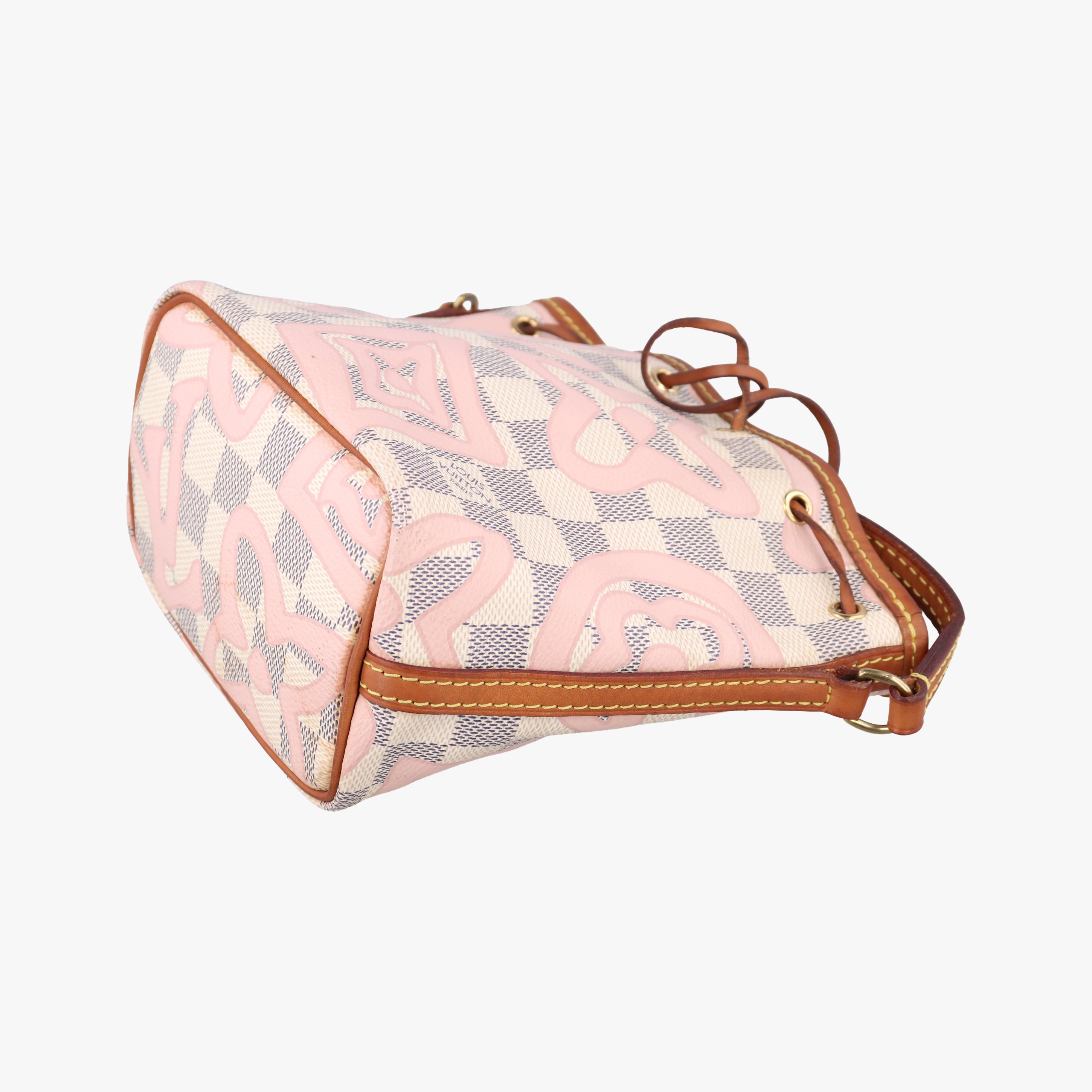 Pre-owned Louis Vuitton Tahitienne Nano Noe AZUR Damier Canvas N60052 shoulderbag | stylenewstar