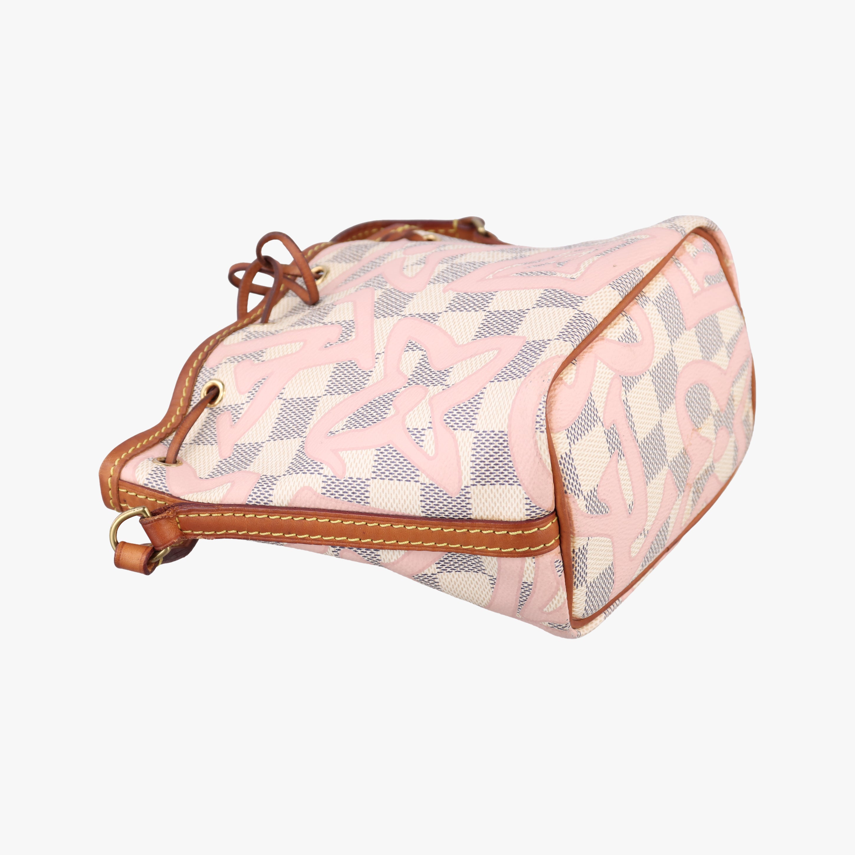 Pre-owned Louis Vuitton Tahitienne Nano Noe AZUR Damier Canvas N60052 shoulderbag | stylenewstar