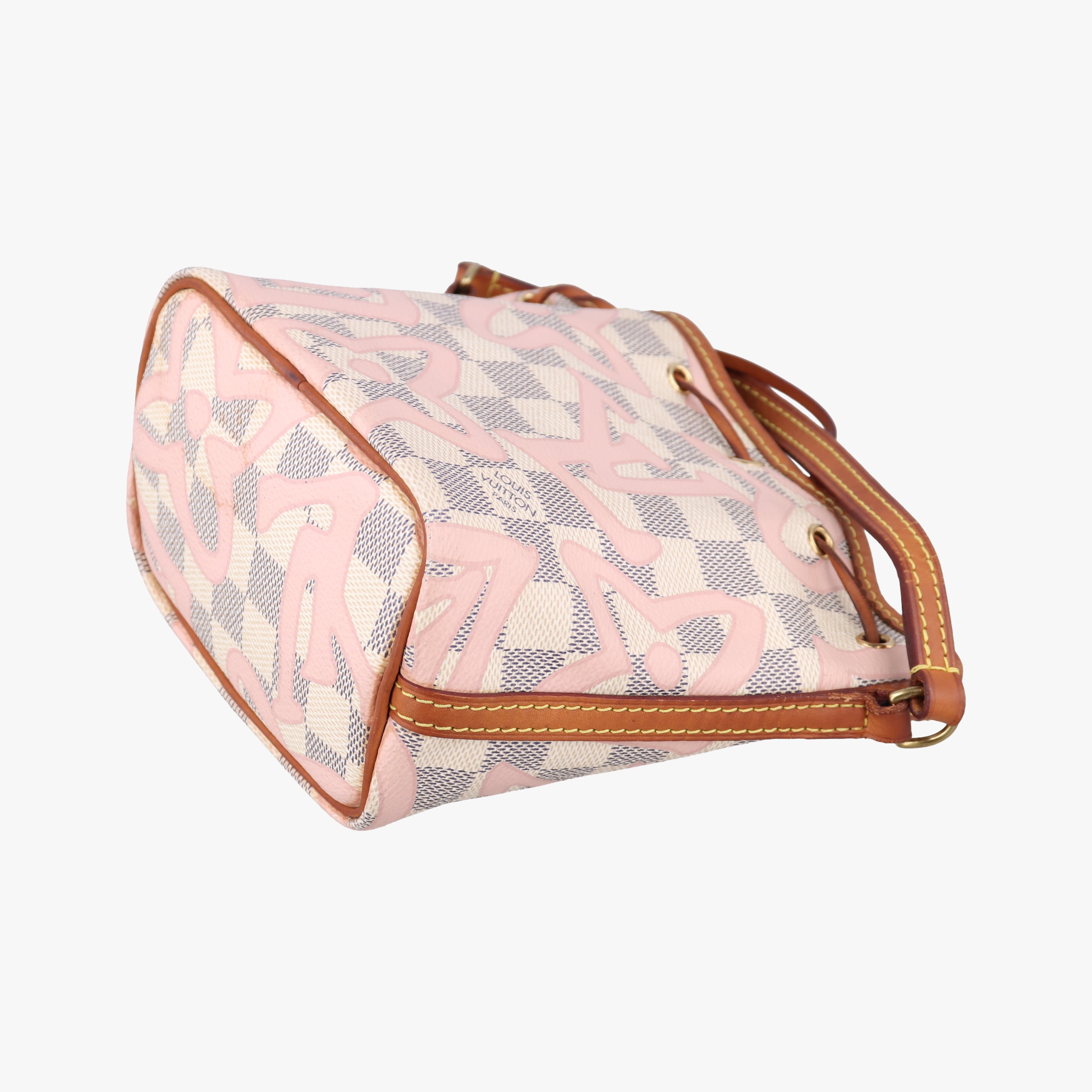 Pre-owned Louis Vuitton Tahitienne Nano Noe AZUR Damier Canvas N60052 shoulderbag | stylenewstar