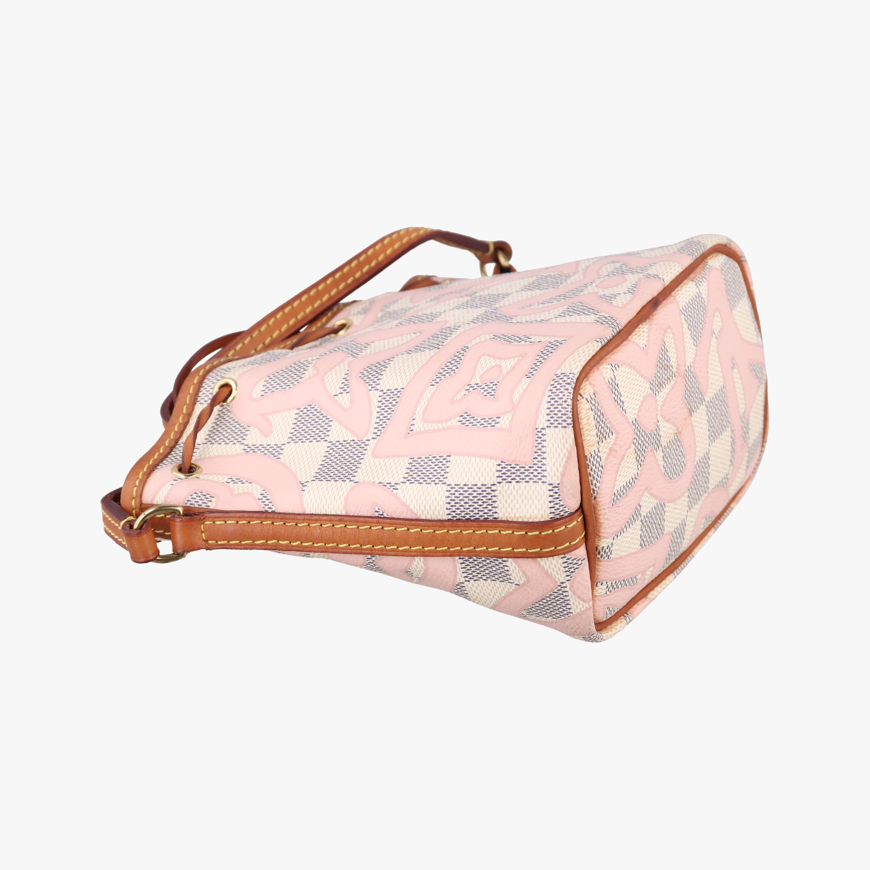 Pre-owned Louis Vuitton Tahitienne Nano Noe AZUR Damier Canvas N60052 shoulderbag | stylenewstar