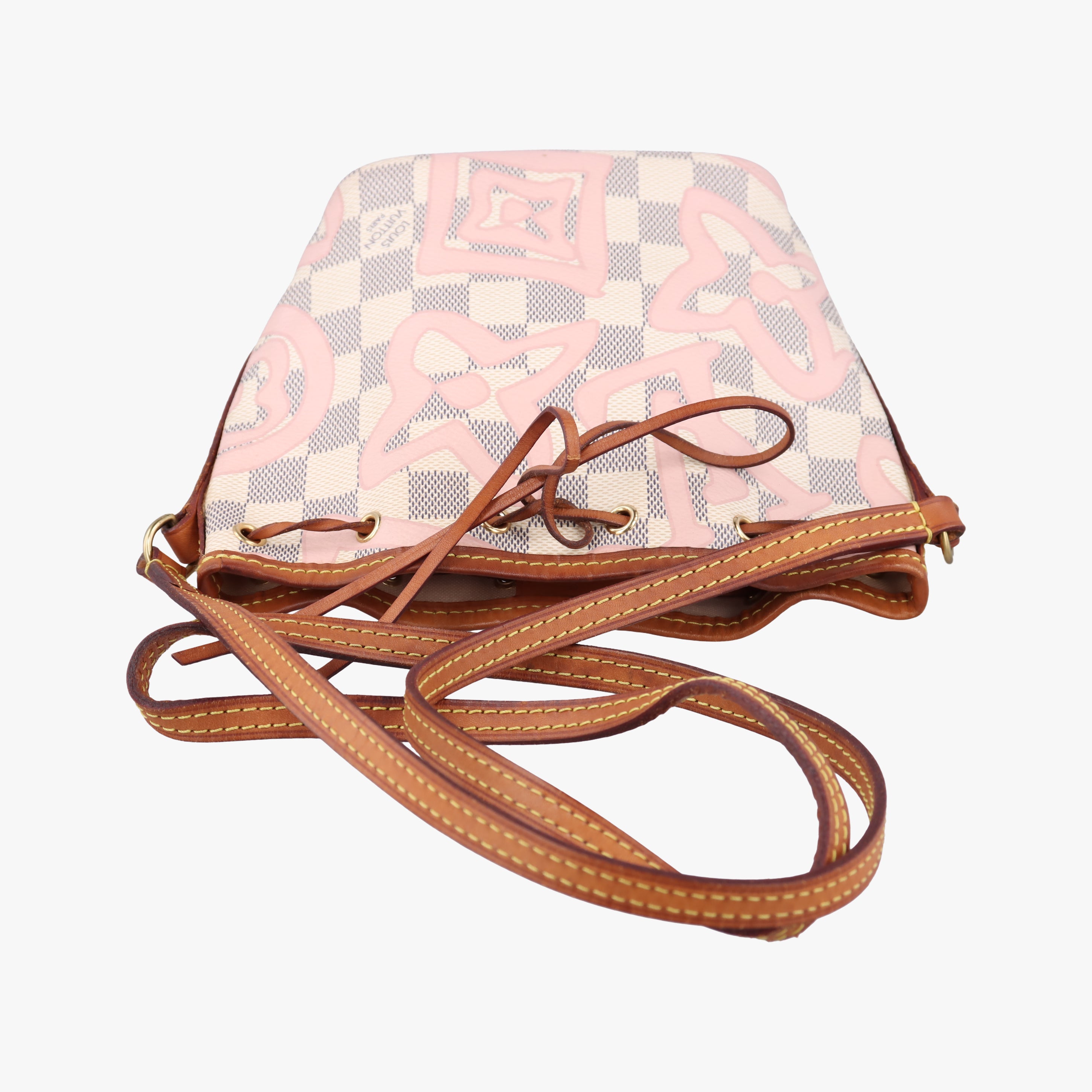 Pre-owned Louis Vuitton Tahitienne Nano Noe AZUR Damier Canvas N60052 shoulderbag | stylenewstar