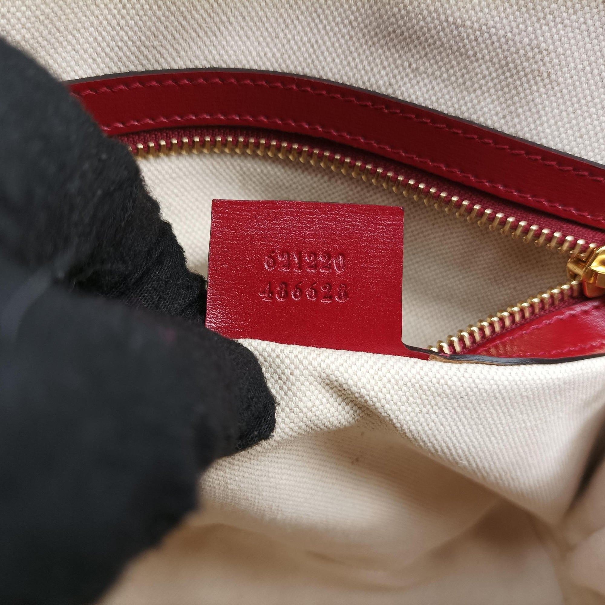Pre-owned Gucci Horsebit 1955 Red Leather 621220 shoulderbag | stylenewstar