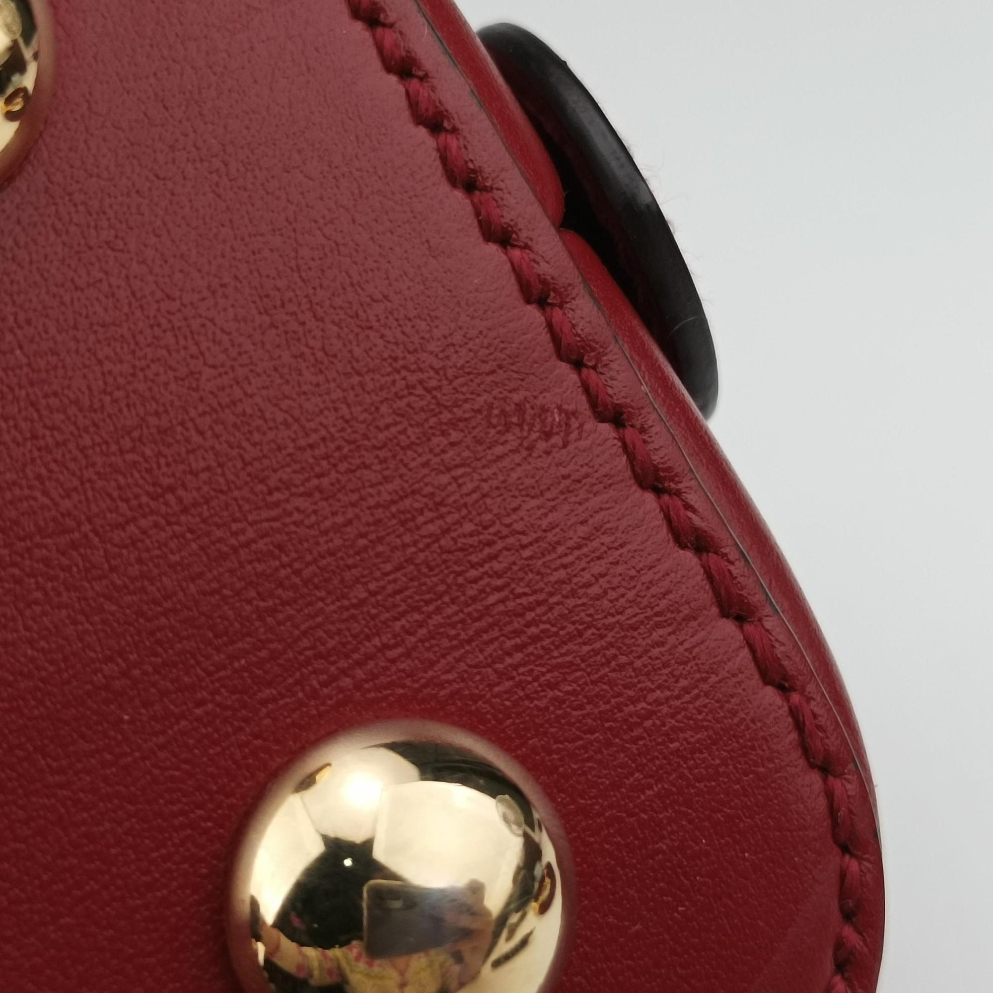 Pre-owned Gucci Horsebit 1955 Red Leather 621220 shoulderbag | stylenewstar