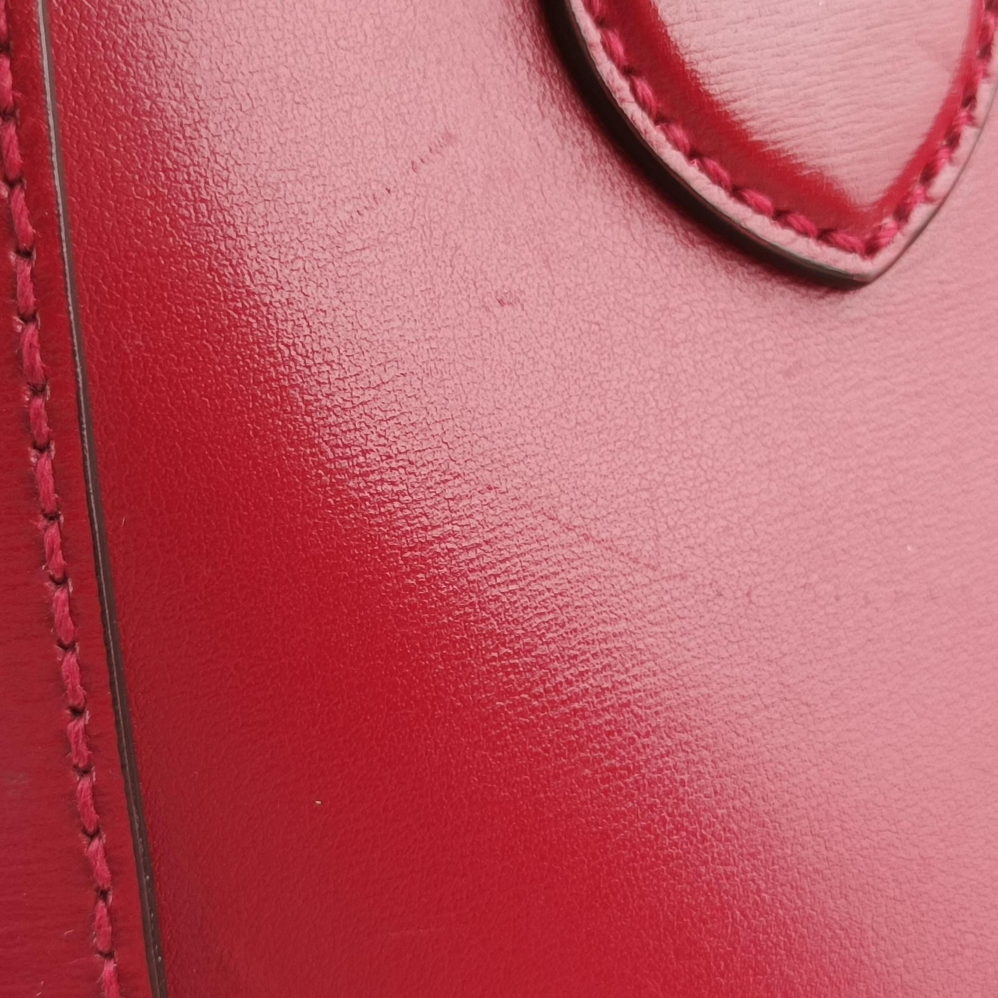 Pre-owned Gucci Horsebit 1955 Red Leather 621220 shoulderbag | stylenewstar