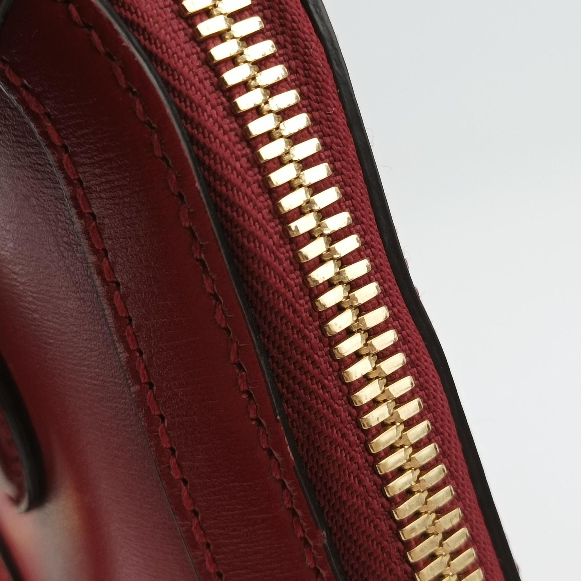 Pre-owned Gucci Horsebit 1955 Red Leather 621220 shoulderbag | stylenewstar