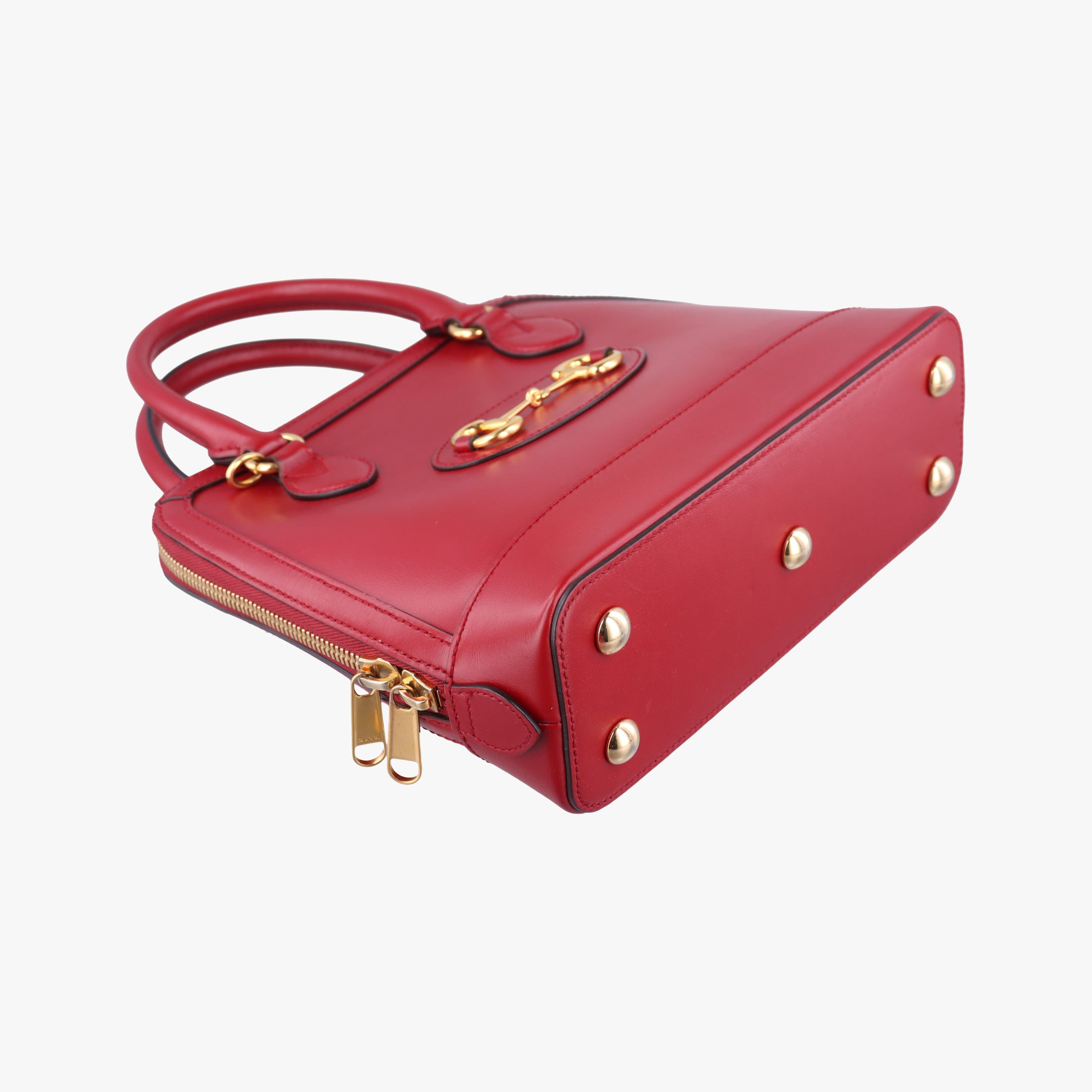 Pre-owned Gucci Horsebit 1955 Red Leather 621220 shoulderbag | stylenewstar