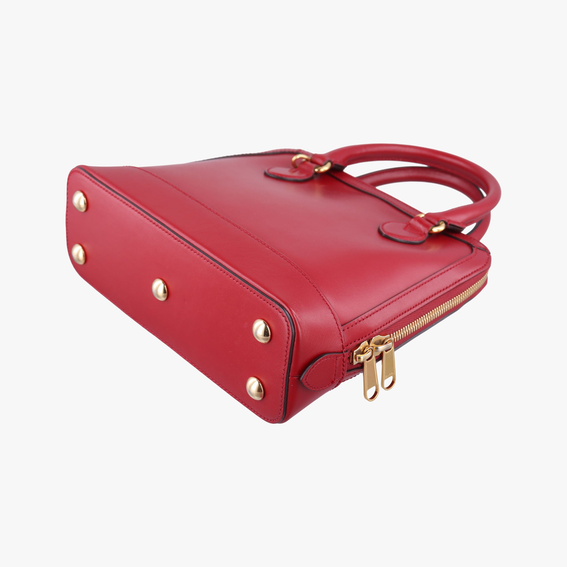 Pre-owned Gucci Horsebit 1955 Red Leather 621220 shoulderbag | stylenewstar