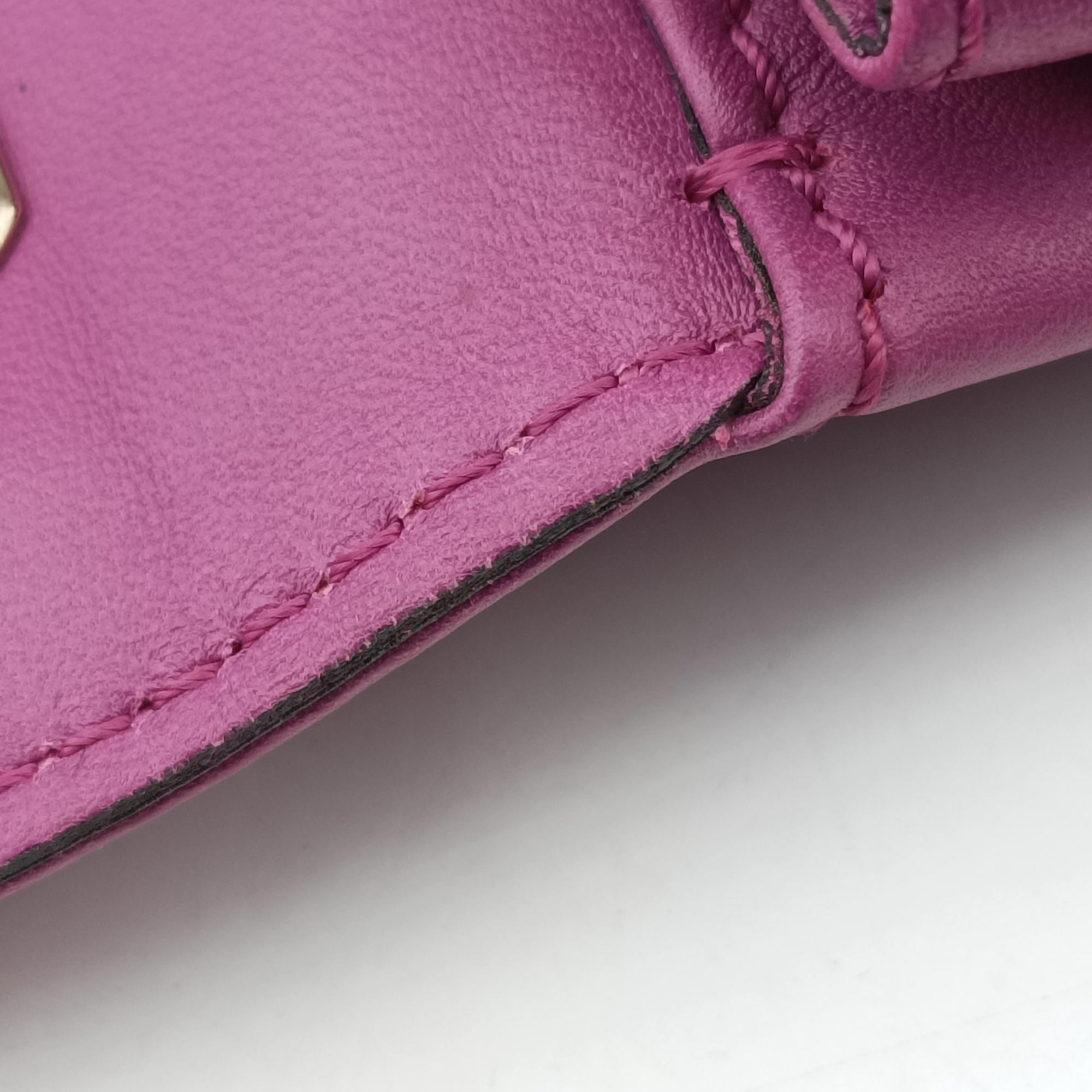 Pre-owned Valentino Rockstud Va Va Voom Purple Leather  shoulderbag | stylenewstar