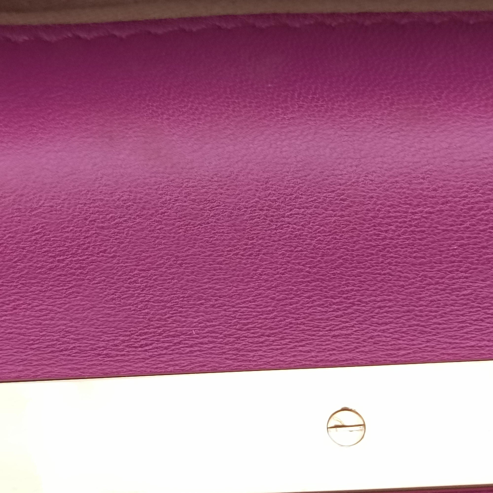 Pre-owned Valentino Rockstud Va Va Voom Purple Leather  shoulderbag | stylenewstar