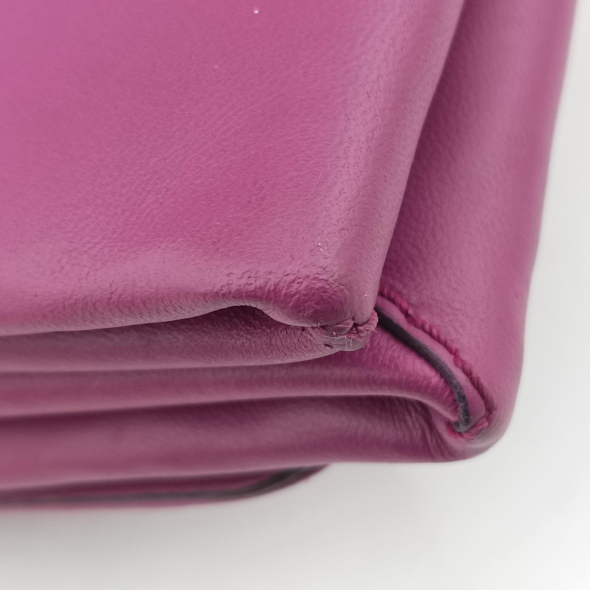 Pre-owned Valentino Rockstud Va Va Voom Purple Leather  shoulderbag | stylenewstar