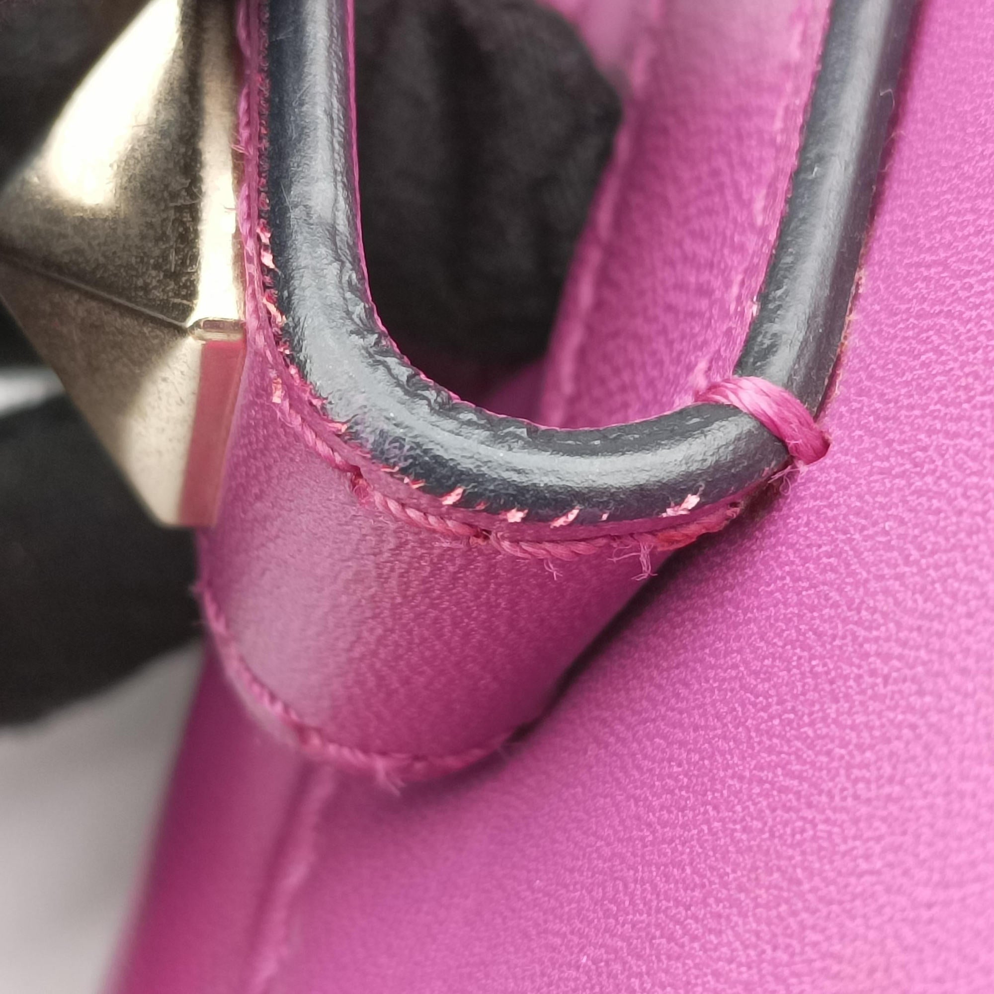 Pre-owned Valentino Rockstud Va Va Voom Purple Leather  shoulderbag | stylenewstar