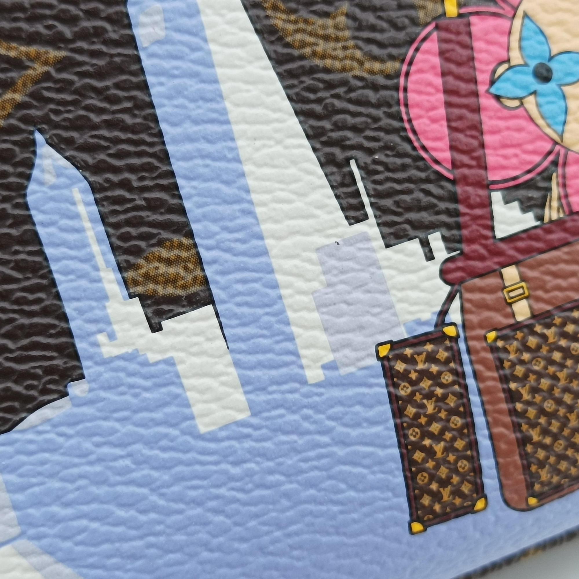 Pre-owned Louis Vuitton Pochette Double Zip brown×multicolor Monogram Canvas M68486 shoulderbag | stylenewstar