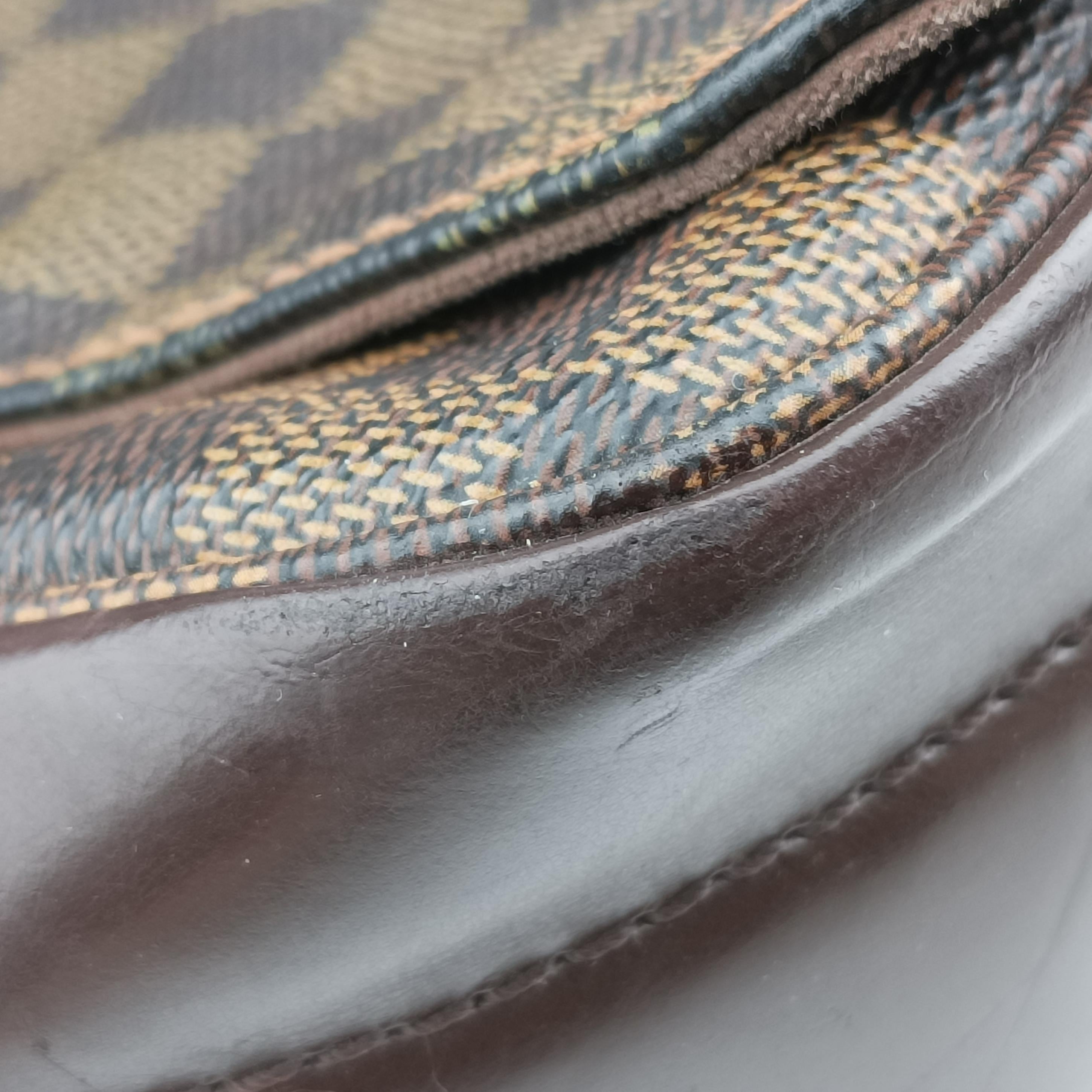 Pre-owned Louis Vuitton Bastille Messenger EBENE Damier Canvas N45258 shoulderbag | stylenewstar