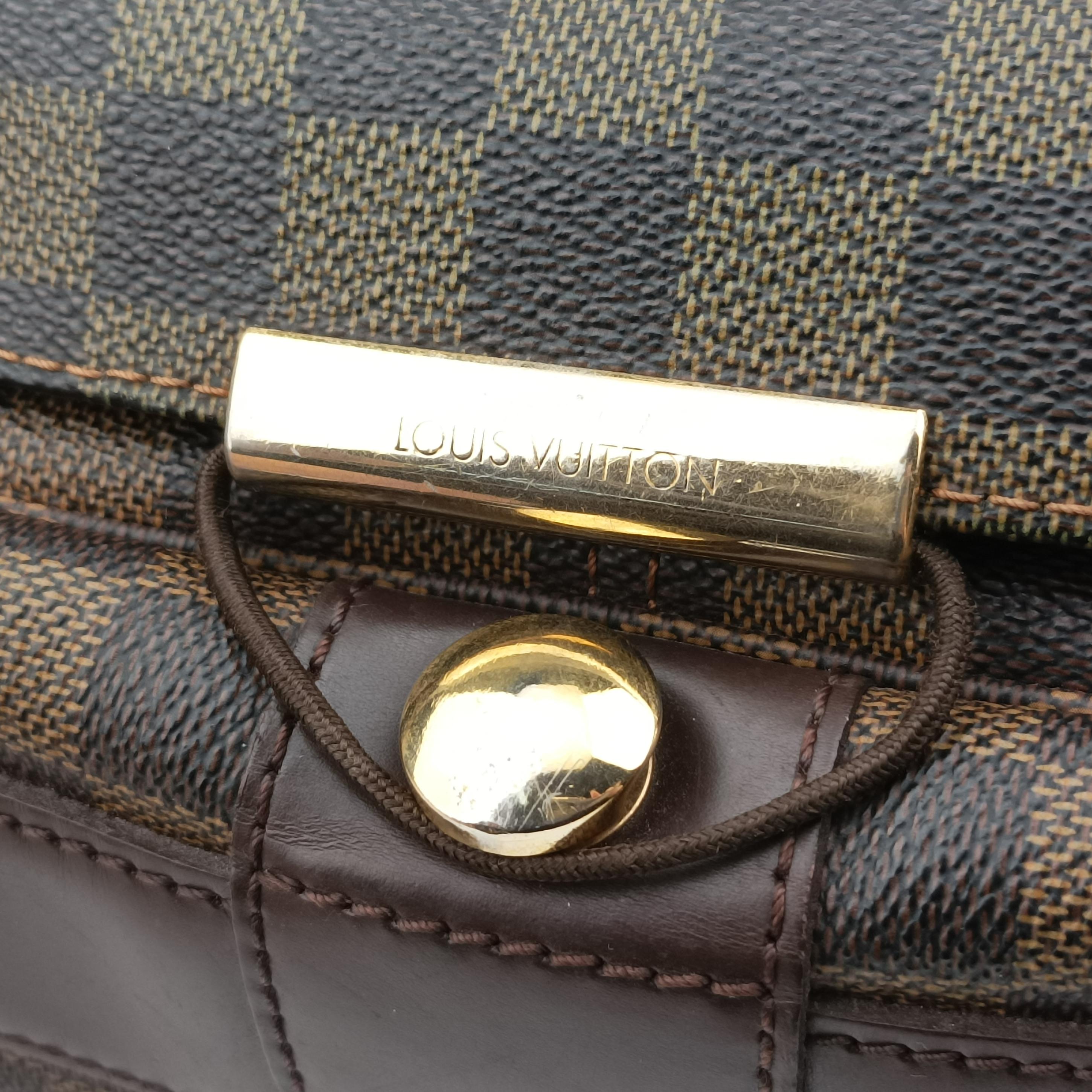 Pre-owned Louis Vuitton Bastille Messenger EBENE Damier Canvas N45258 shoulderbag | stylenewstar