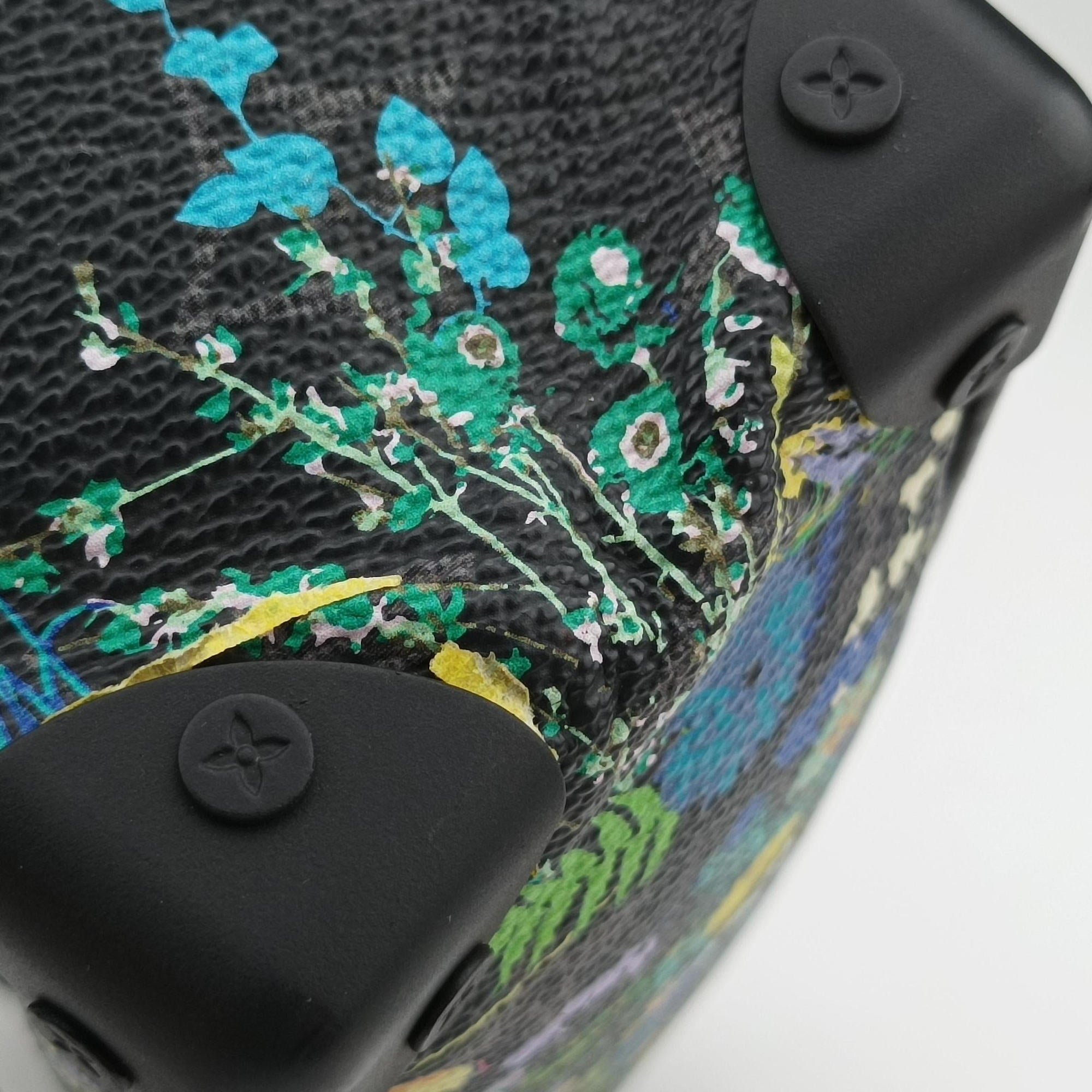 Pre-owned Louis Vuitton Mini Soft Trunk Foliage Black×Multicolour Monogram Eclipse M44480 shoulderbag | stylenewstar