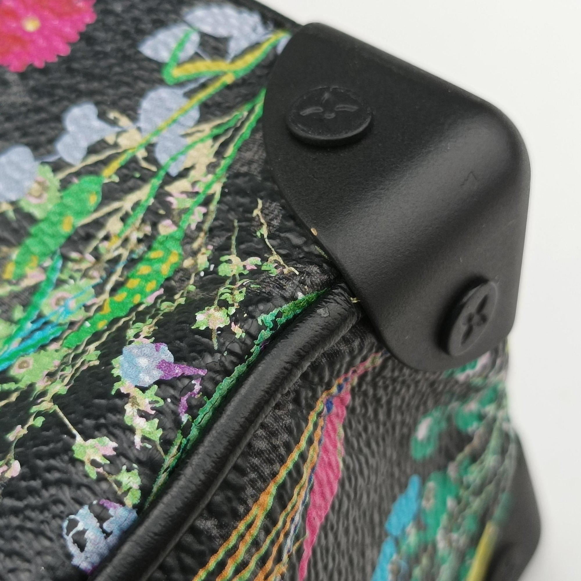 Pre-owned Louis Vuitton Mini Soft Trunk Foliage Black×Multicolour Monogram Eclipse M44480 shoulderbag | stylenewstar