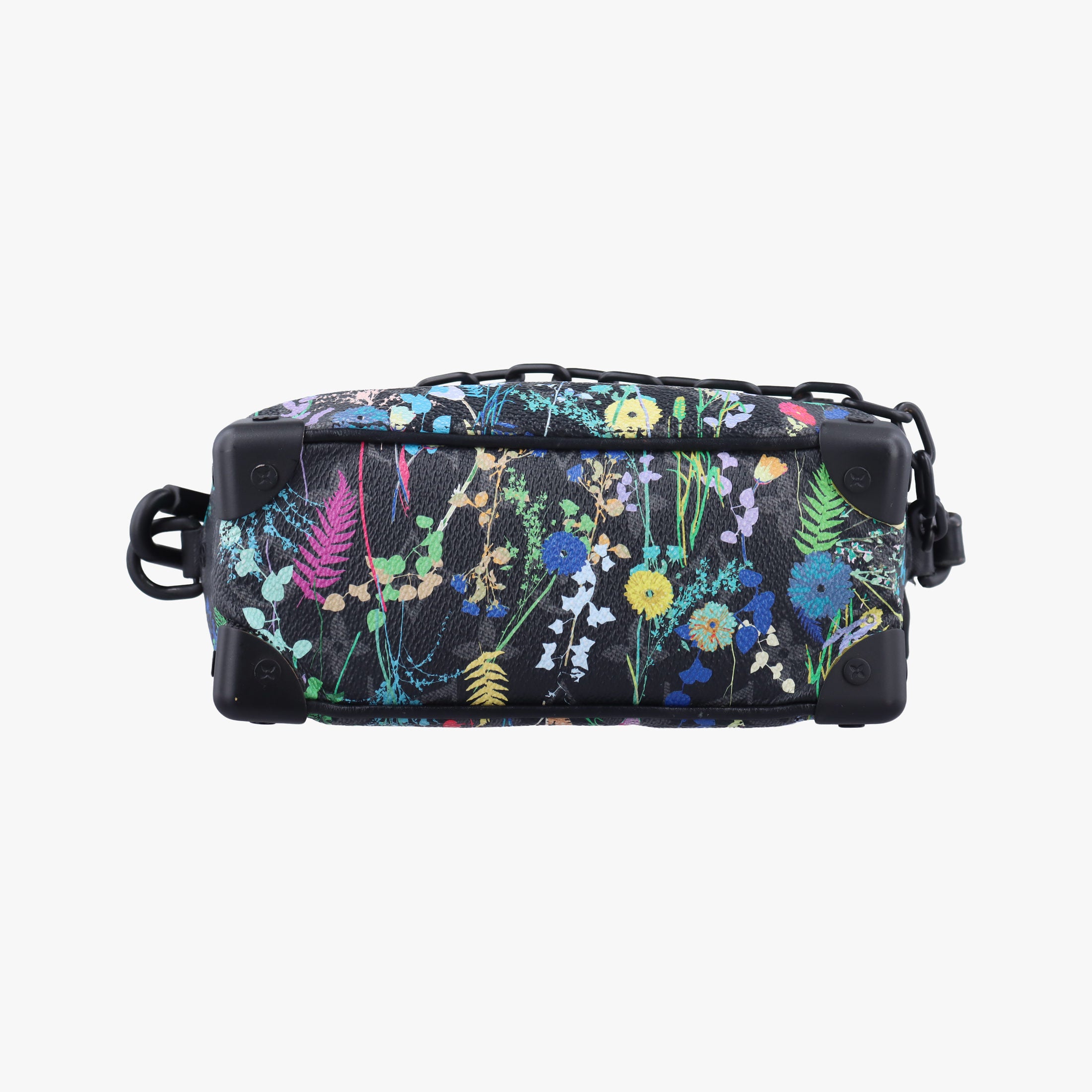 Pre-owned Louis Vuitton Mini Soft Trunk Foliage Black×Multicolour Monogram Eclipse M44480 shoulderbag | stylenewstar